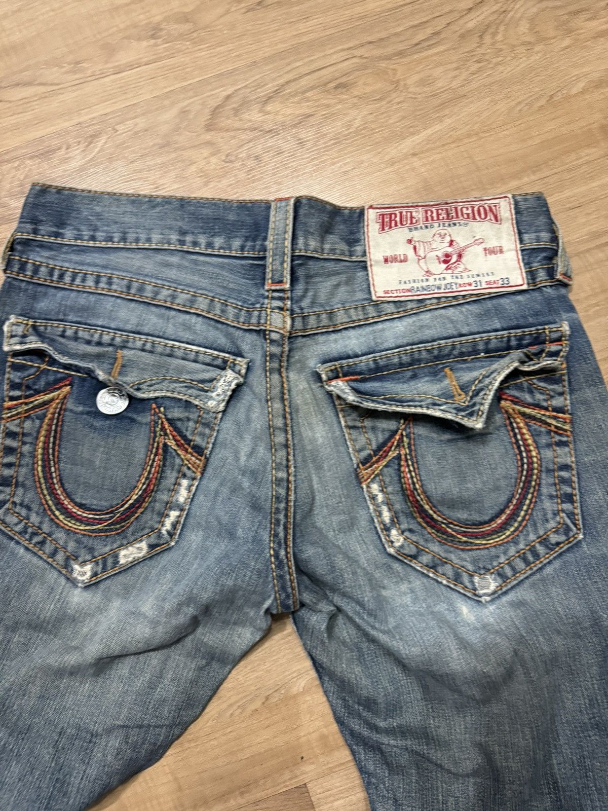 True Religion VINTAGE TRUE RELIGION FLARE JEANS Size US 35 - 5 Thumbnail
