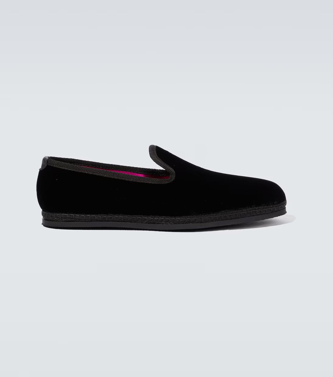 Tom Ford o1w1db10724 Neal Velvet Loafers in Black Size US 12 / EU 45 - 1 Thumbnail