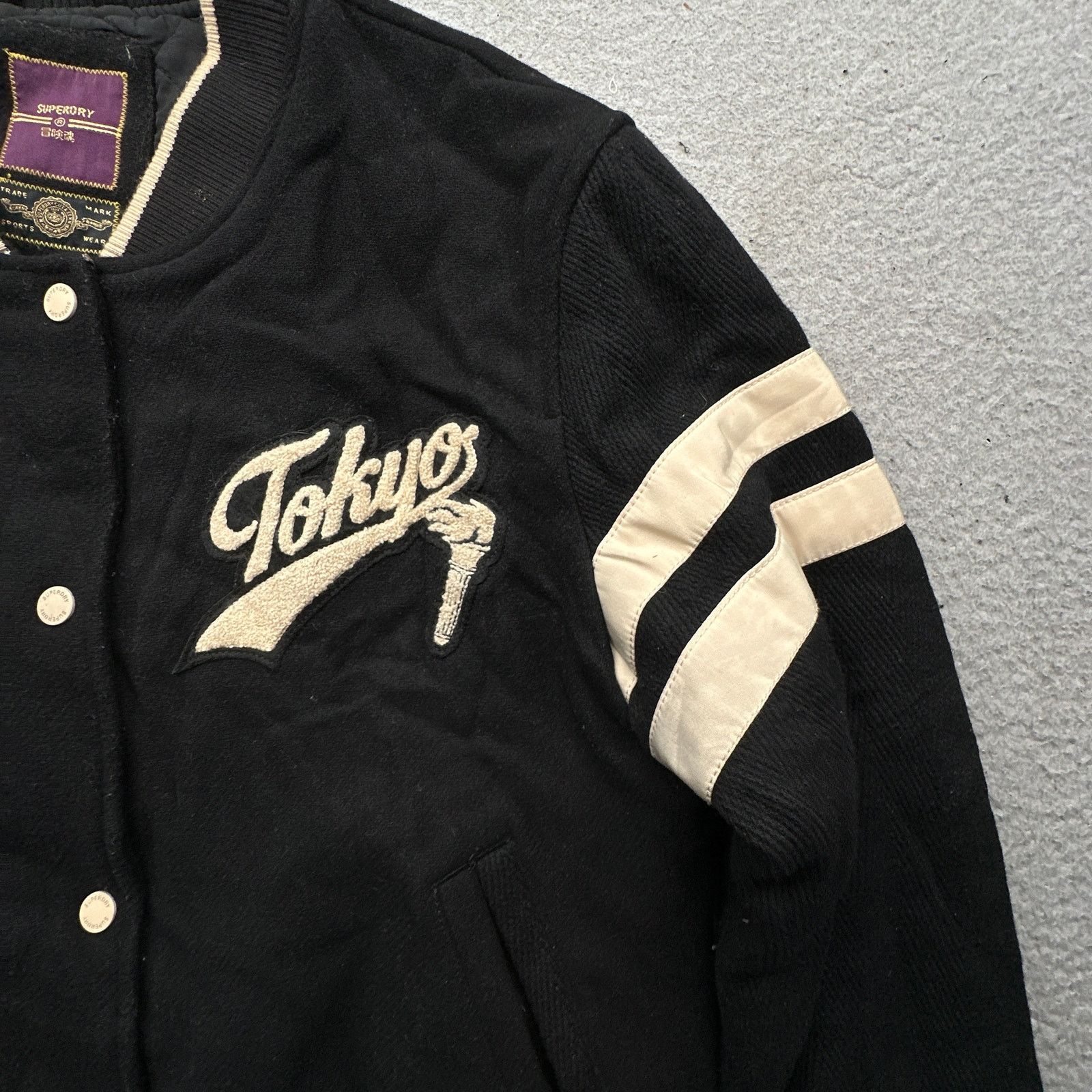 Other Superdry Tokyo Varsity Souvenir Jacket Womens 8 Medium Size M / US 6-8 / IT 42-44 - 13 Thumbnail