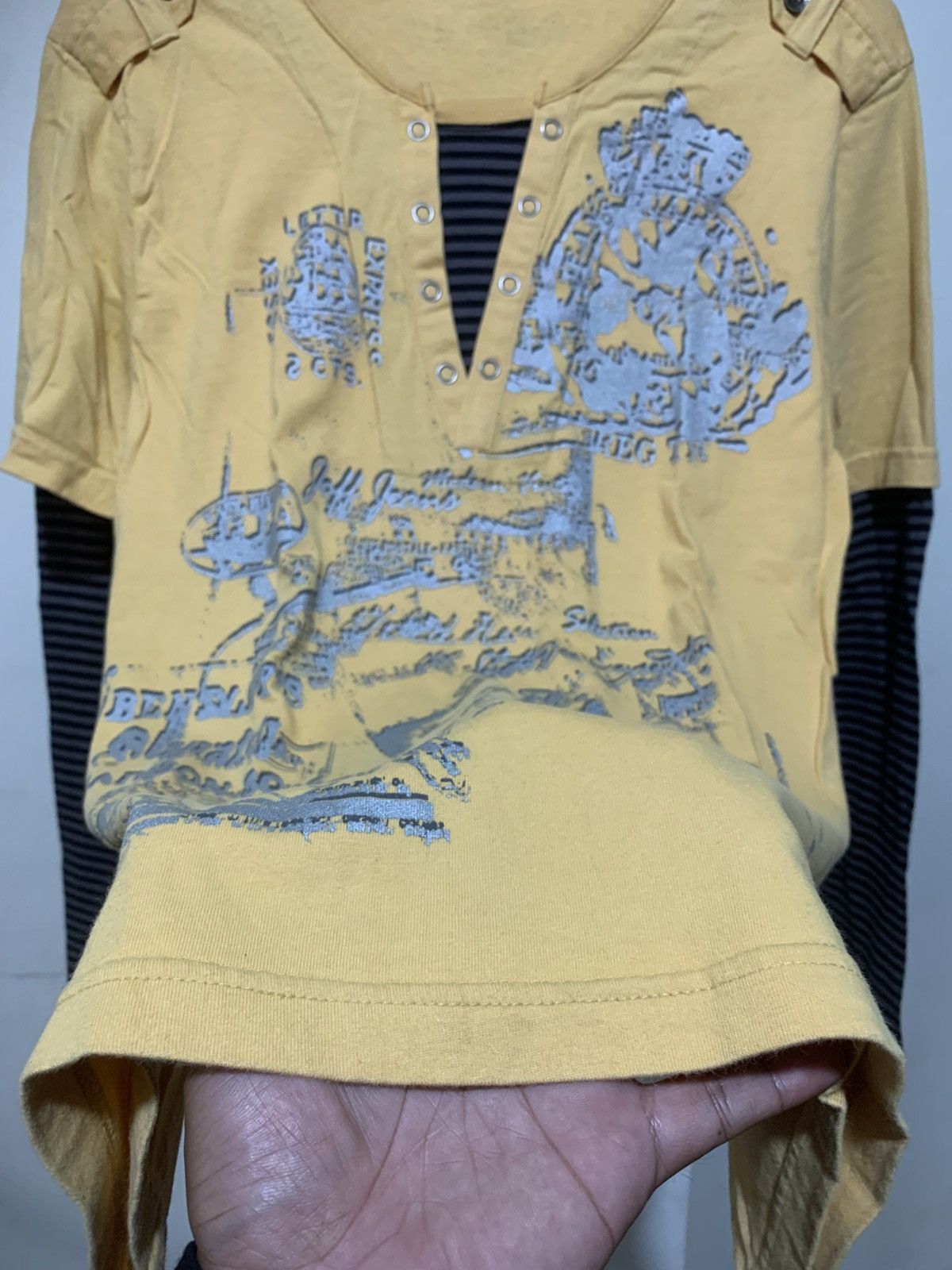 Hysteric Glamour × Undercover Japanese Rational Joff Double Layer Longsleeve Tee Shirt Size US L / EU 52-54 / 3 - 4 Thumbnail