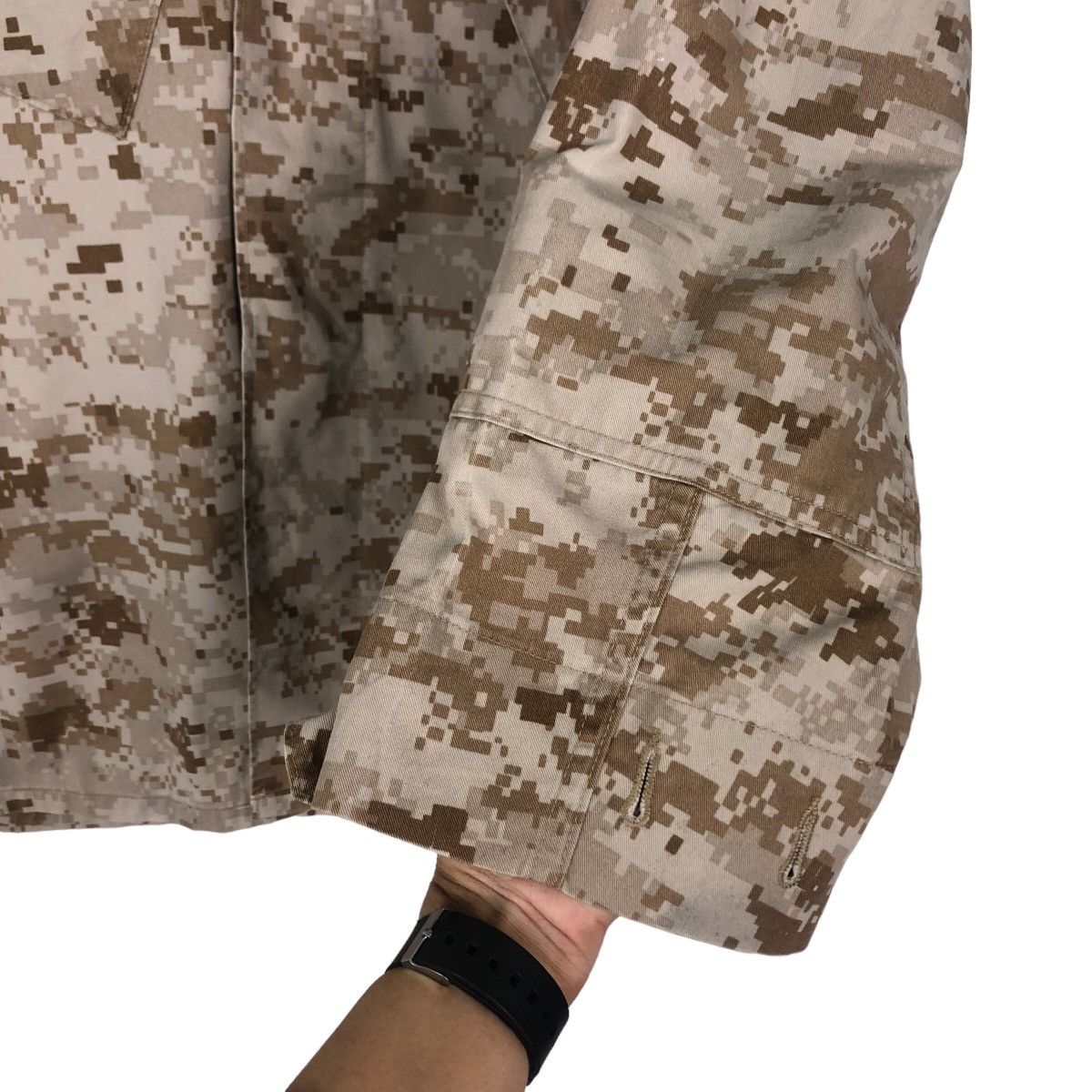 Vintage 🔥Vintage Military Chore Jacket Cargo Pocket Marines Navy Size US M / EU 48-50 / 2 - 15 Thumbnail