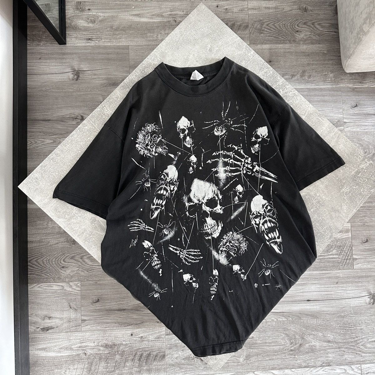 Vintage Vintage 90s Tronseal Skulls rare tee Horror y2k Skeleton og Size US XL / EU 56 / 4 - 1 Thumbnail