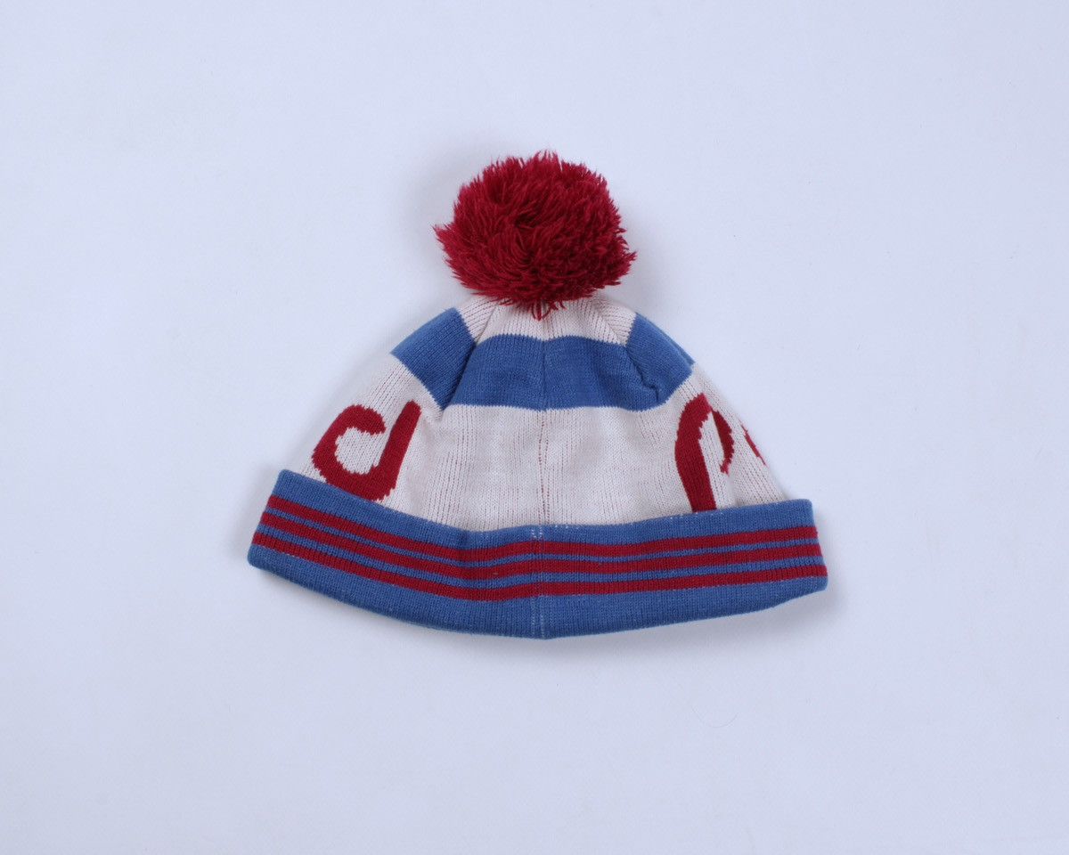 Penfield × Vintage PENFIELD Vintage Bobble Beanie Acrylic Hat Blue White Size ONE SIZE - 2 Thumbnail