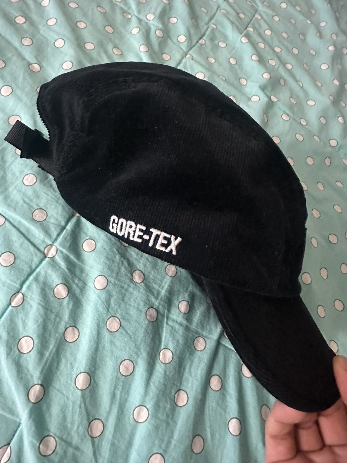 Supreme Supreme black corduroy gore-tex logo cap Size ONE SIZE - 4 Thumbnail