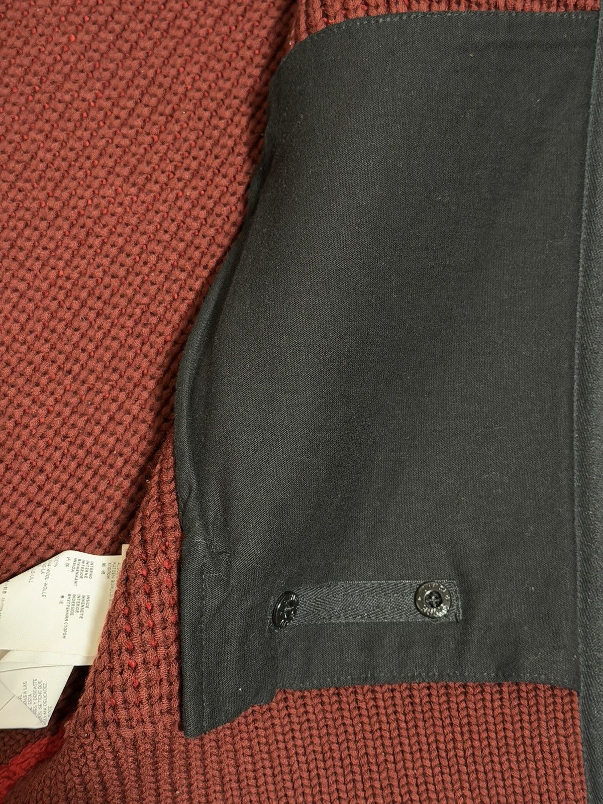 Stone Island 🔥Rare Stone Island Thick President Knit Zipped Hoodie/Jacket Size US XL / EU 56 / 4 - 17 Thumbnail