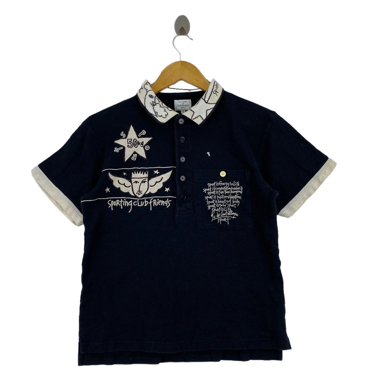 Jean Charles De Castelbajac JC DE CASTELBAJAC Sport Italy Sporting Club Friends Print Size US S / EU 44-46 / 1 - 1 Thumbnail