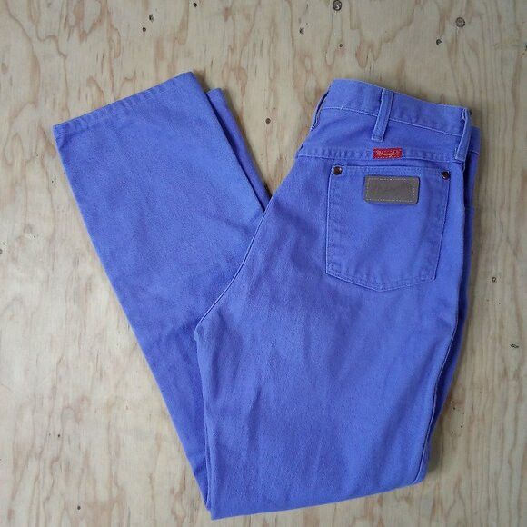 Vintage × Wrangler Vintage Wrangler High Rise Denim Jeans Lavender Purple Size 30" / US 8 / IT 44 - 1 Thumbnail