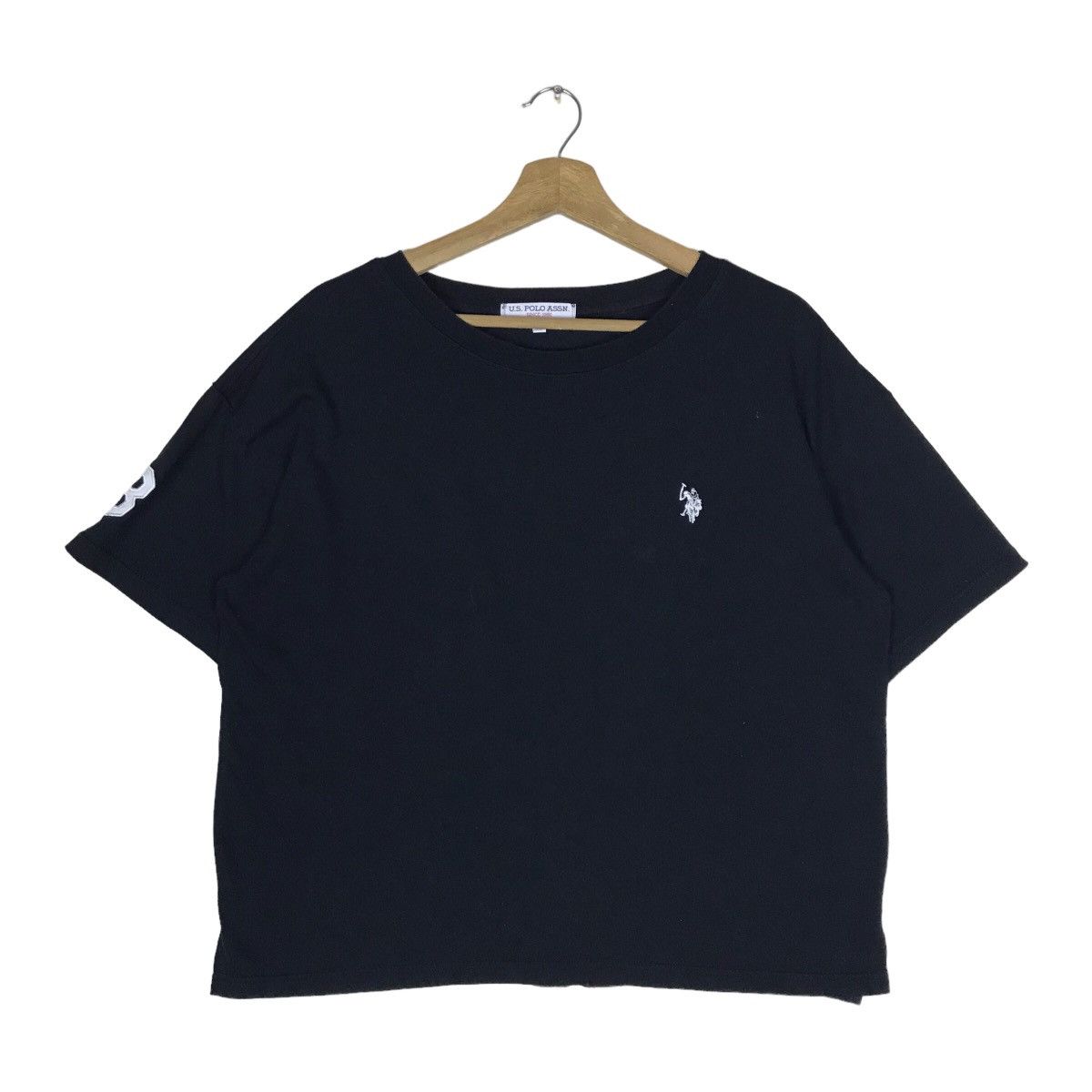U.S Polo Association Oversize Crop Top Shirt