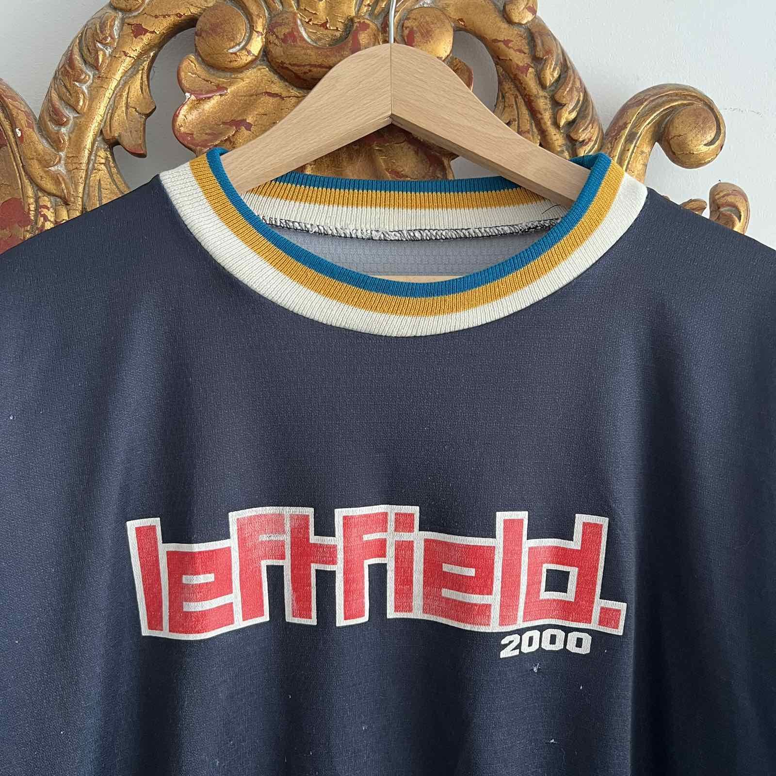 Vintage Leftfield 1999 vintage band Jersey tee Sz XL Size US XL / EU 56 / 4 - 5 Thumbnail