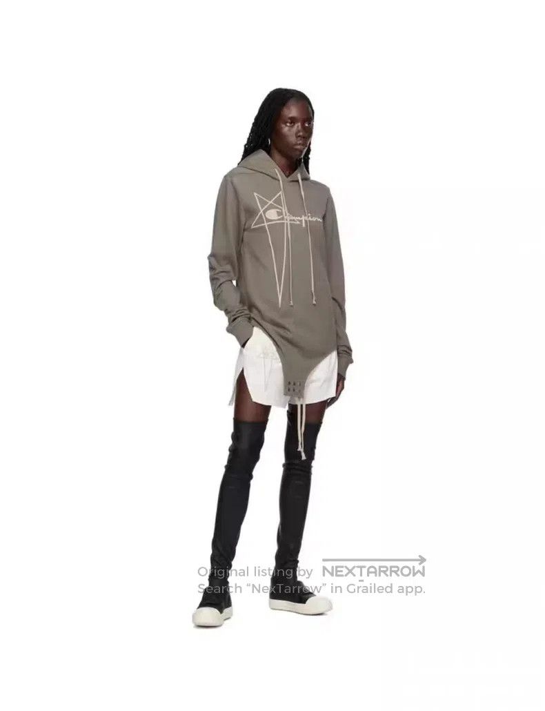 Rick Owens Rick Owens Champion Collaboration One-Piece Fashion Hoodie Size US L / EU 52-54 / 3 - 8 Thumbnail