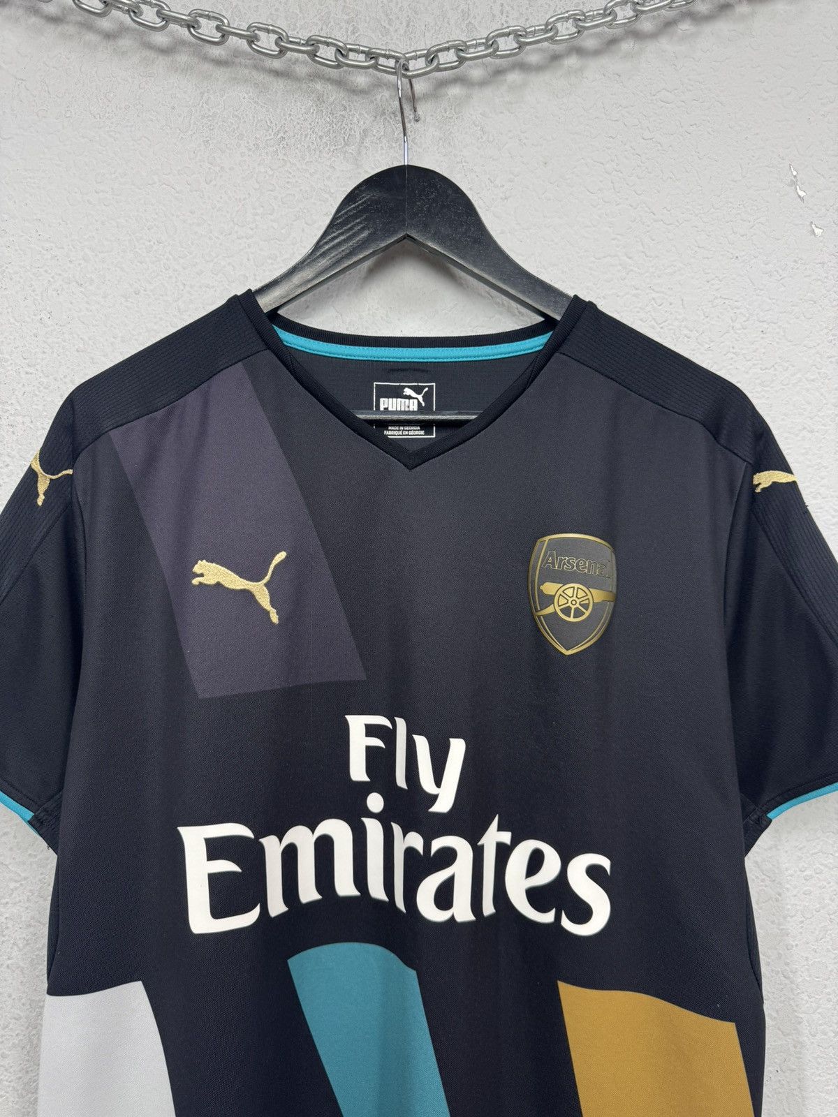 Puma ARSENAL 2015 2016 THIRD FOOTBALL SHIRT SOCCER JERSEY PUMA Size US L / EU 52-54 / 3 - 2 Thumbnail