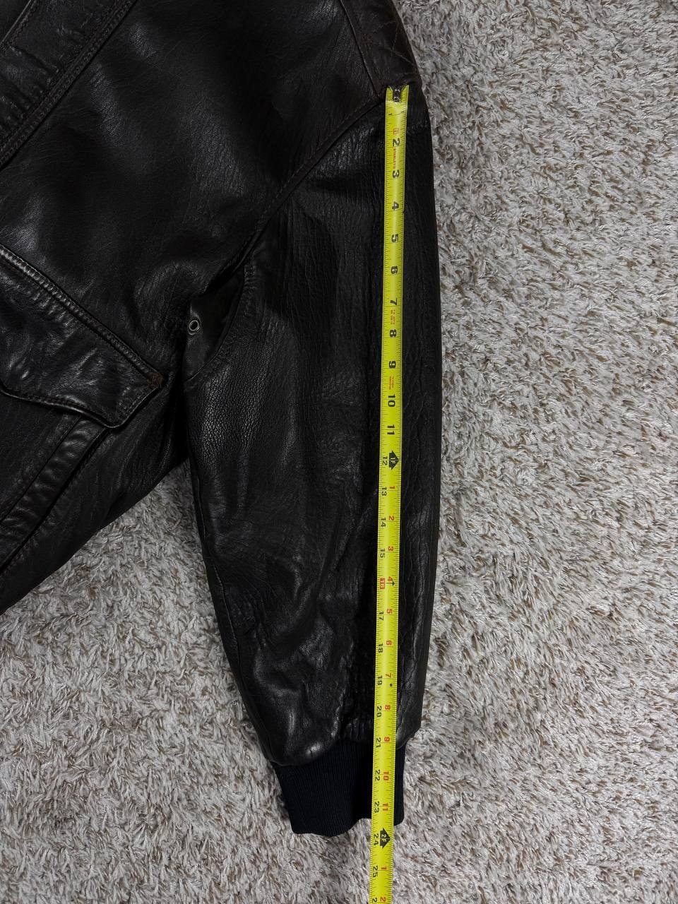Andrew Marc 2005 Marc New York Leather Bomber Jacket Shearling Collar Size US XL / EU 56 / 4 - 10 Thumbnail