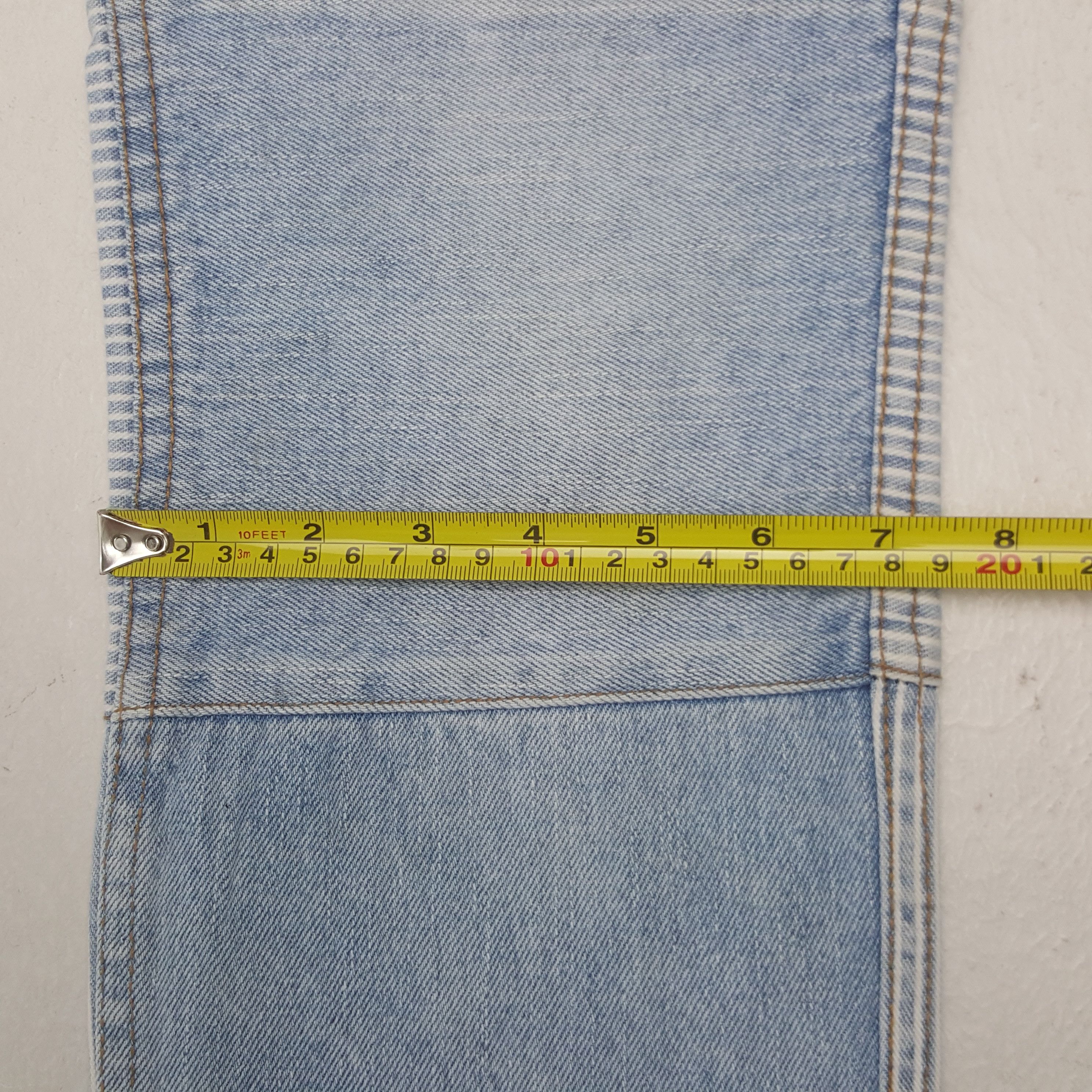 Japanese Brand Vintage Point Striped Style Denim Jeans Size US 29 - 10 Thumbnail