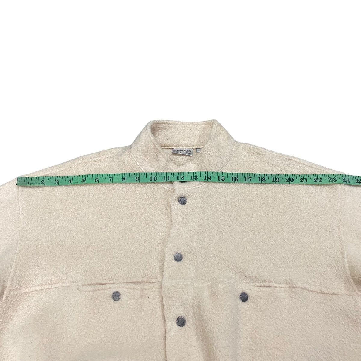 Gramicci Vintage Gramicci Fleece Button Jacket L Size Cream Colour Size US L / EU 52-54 / 3 - 13 Thumbnail