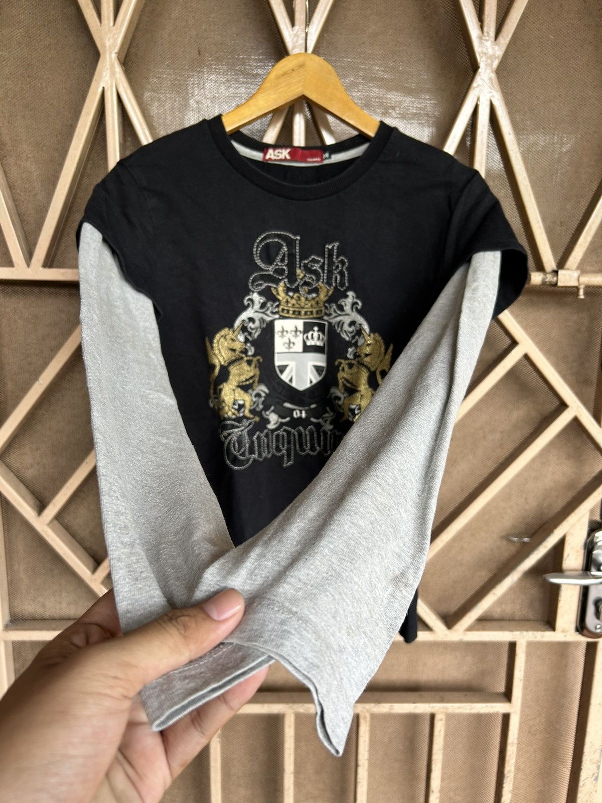 Japanese Brand 💸BINDINGOFFER💸Ask Enquired Double Layer Longsleeve Size US M / EU 48-50 / 2 - 4 Thumbnail