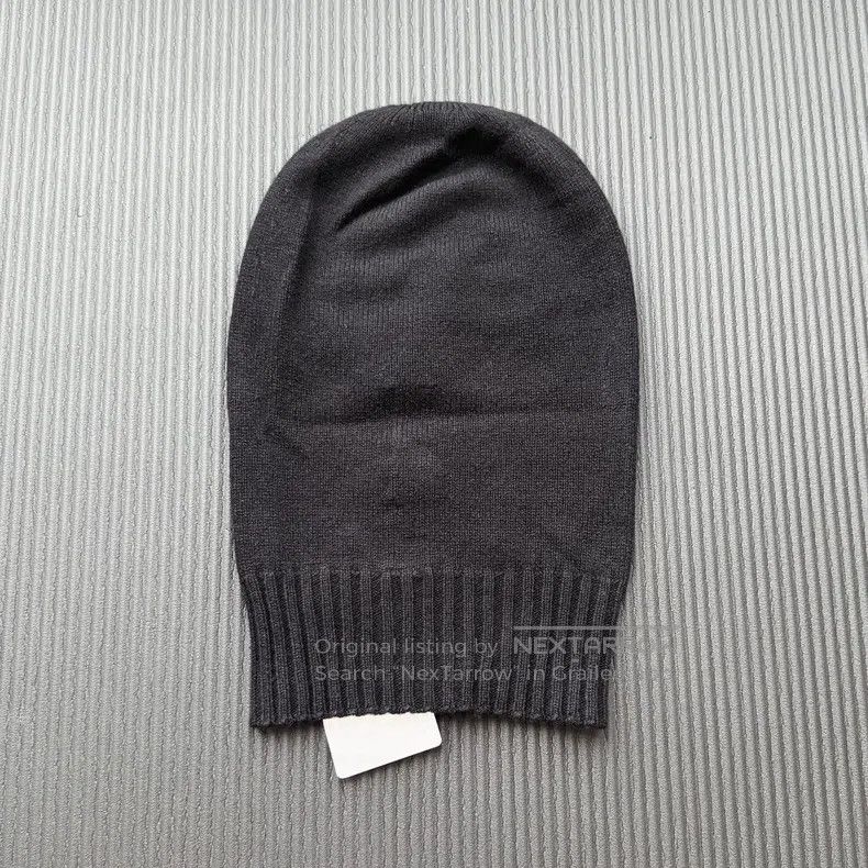 Rick Owens Rick Owens 22FW Fall/Winter Designer Sewn Cashmere Hat Size ONE SIZE - 2 Thumbnail