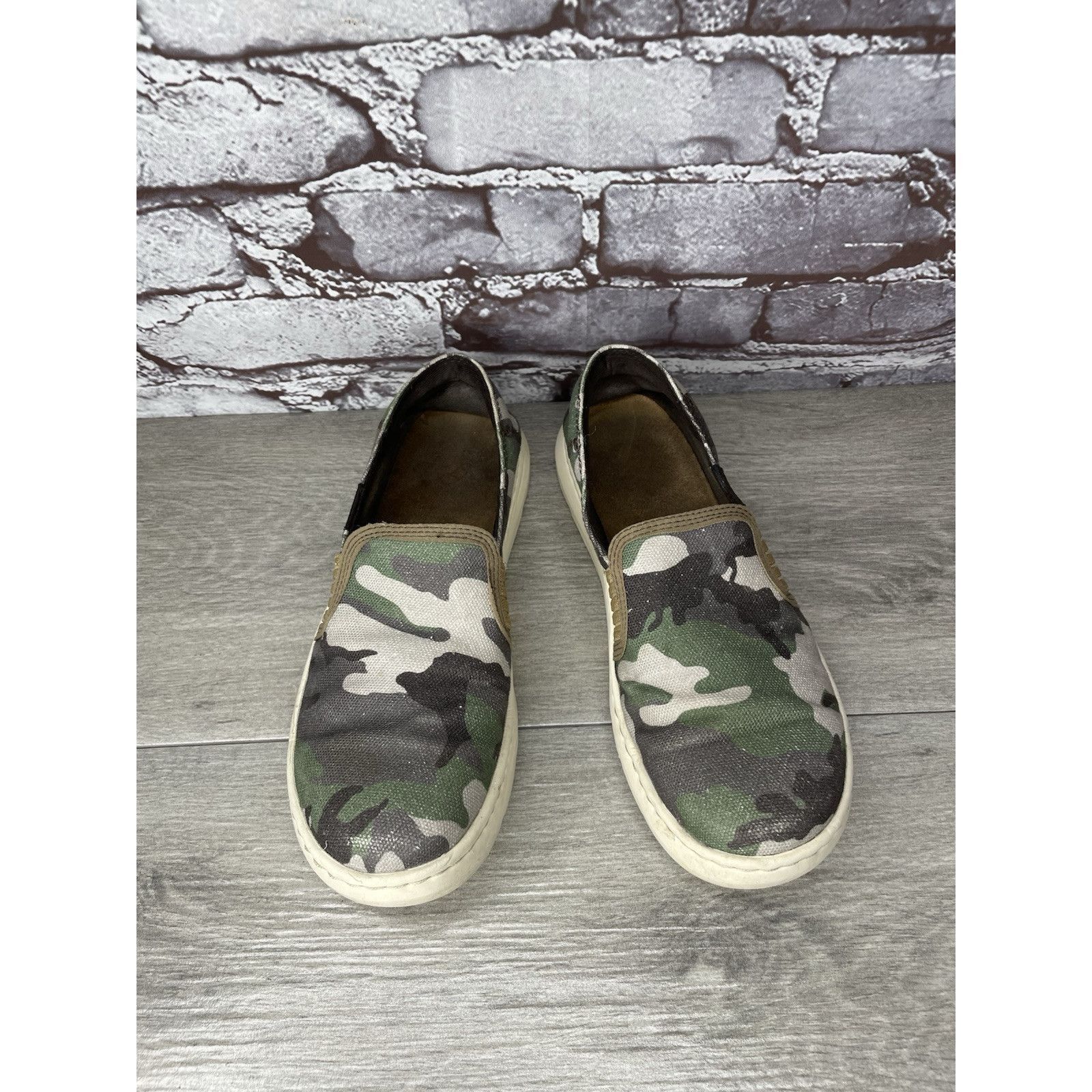 Ariat Ariat Cruiser Camo Green Brown Canvas Fabric Slip On Shoes W Size US 7.5 / IT 37.5 - 4 Thumbnail
