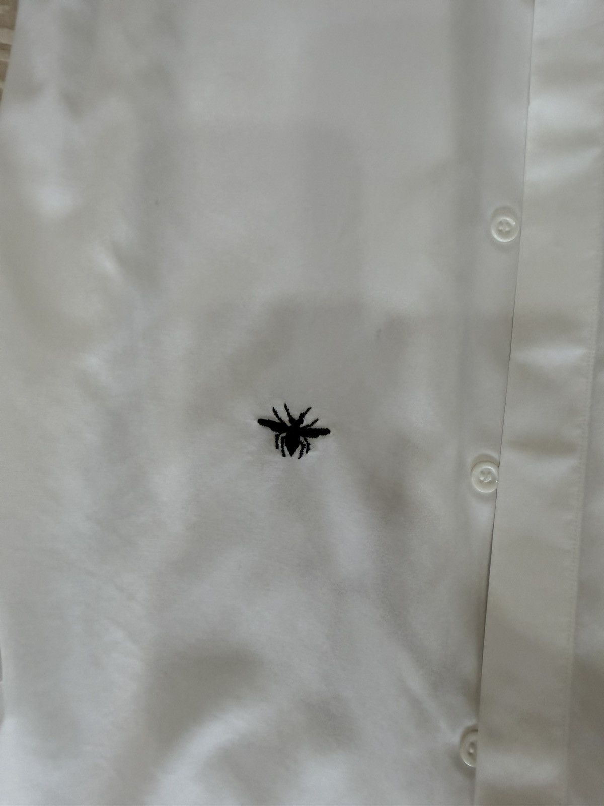 Dior Dress Shirt with Bee Embroidery Size US S / EU 44-46 / 1 - 2 Thumbnail
