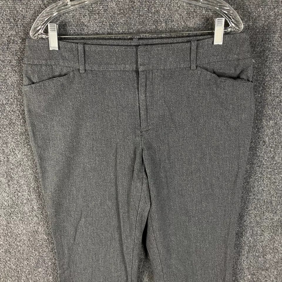 Other A New Day Pants Women's Size 12 Stretch Gray Cotton Trousers Size 34" / US 12 / IT 48 - 2 Thumbnail