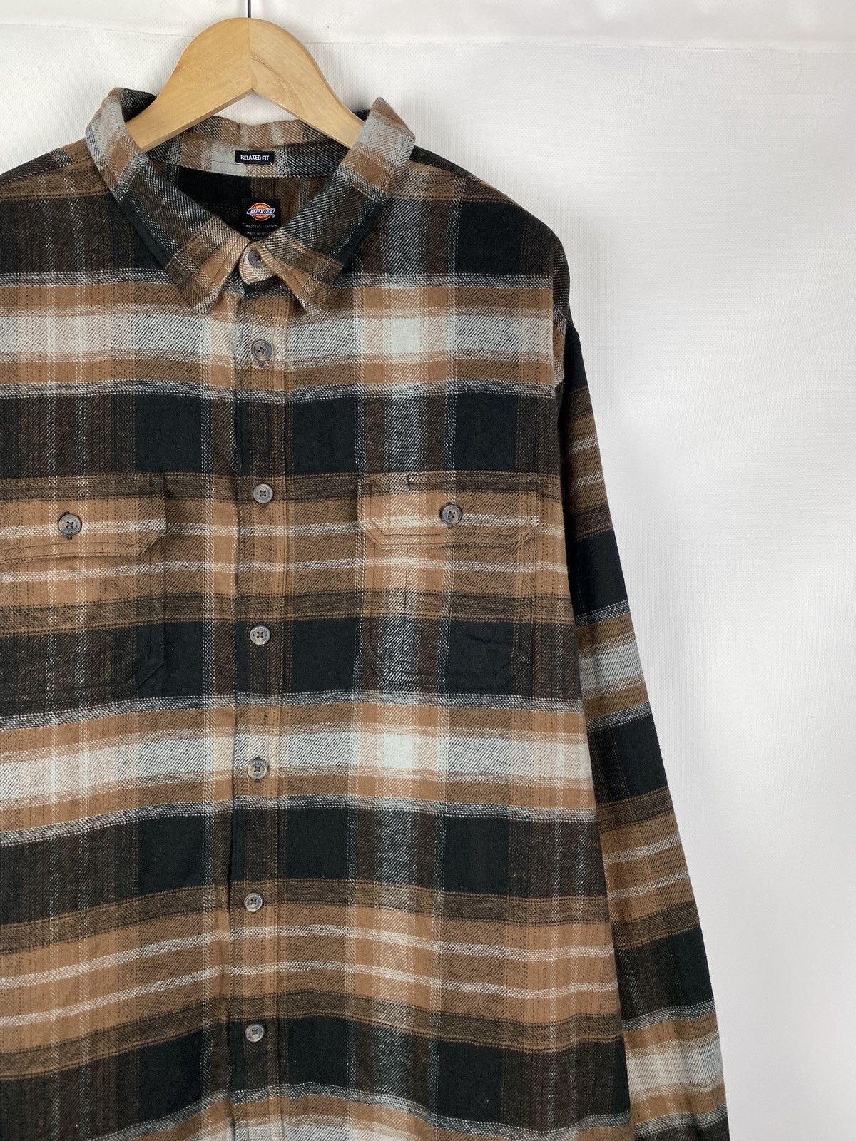 Dickies Dickies men’s checked flannel button up shirt size 3XL Size US XXL / EU 58 / 5 - 5 Thumbnail