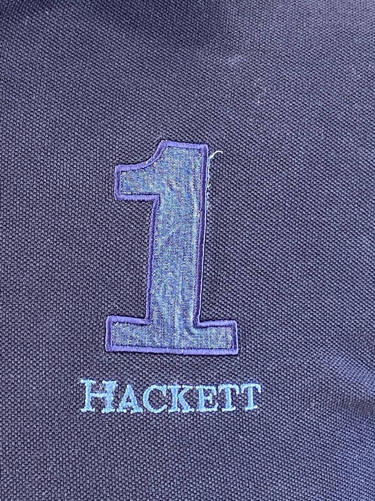 Designer Hackett London Blue #1 Elbow Patches Polo Shirt Size XS Size US XS / EU 42 / 0 - 5 Thumbnail