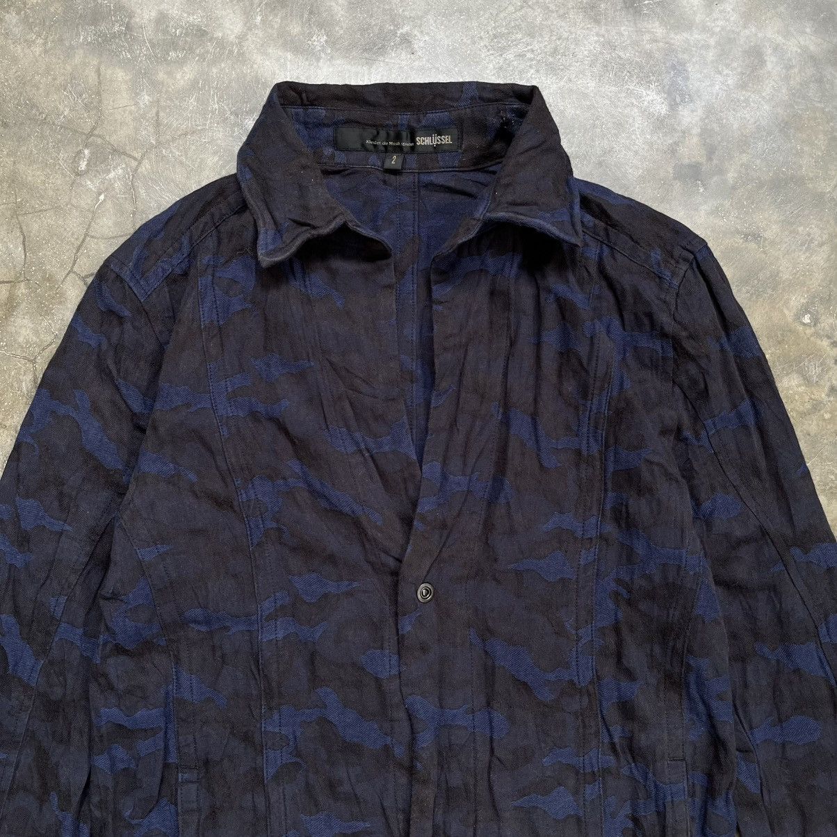 Schlussel 2000s Schlussel Camo Outer Button Up Long Sleeve Shirt Size US M / EU 48-50 / 2 - 4 Thumbnail