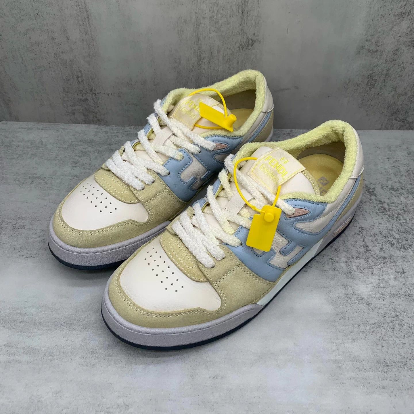 Fendi Fendi Match Yellow Sneakers 42 99 New Size US 9 / EU 42 - 1 Thumbnail