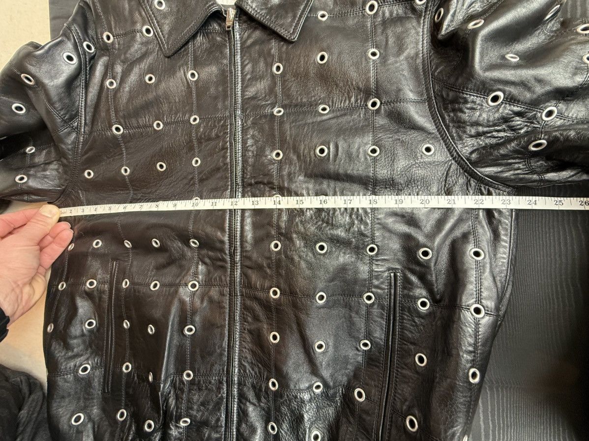 Celine $7k 🤑 FW22 Celine studded eyelet patchwork blouson jacket Size US M / EU 48-50 / 2 - 7 Thumbnail