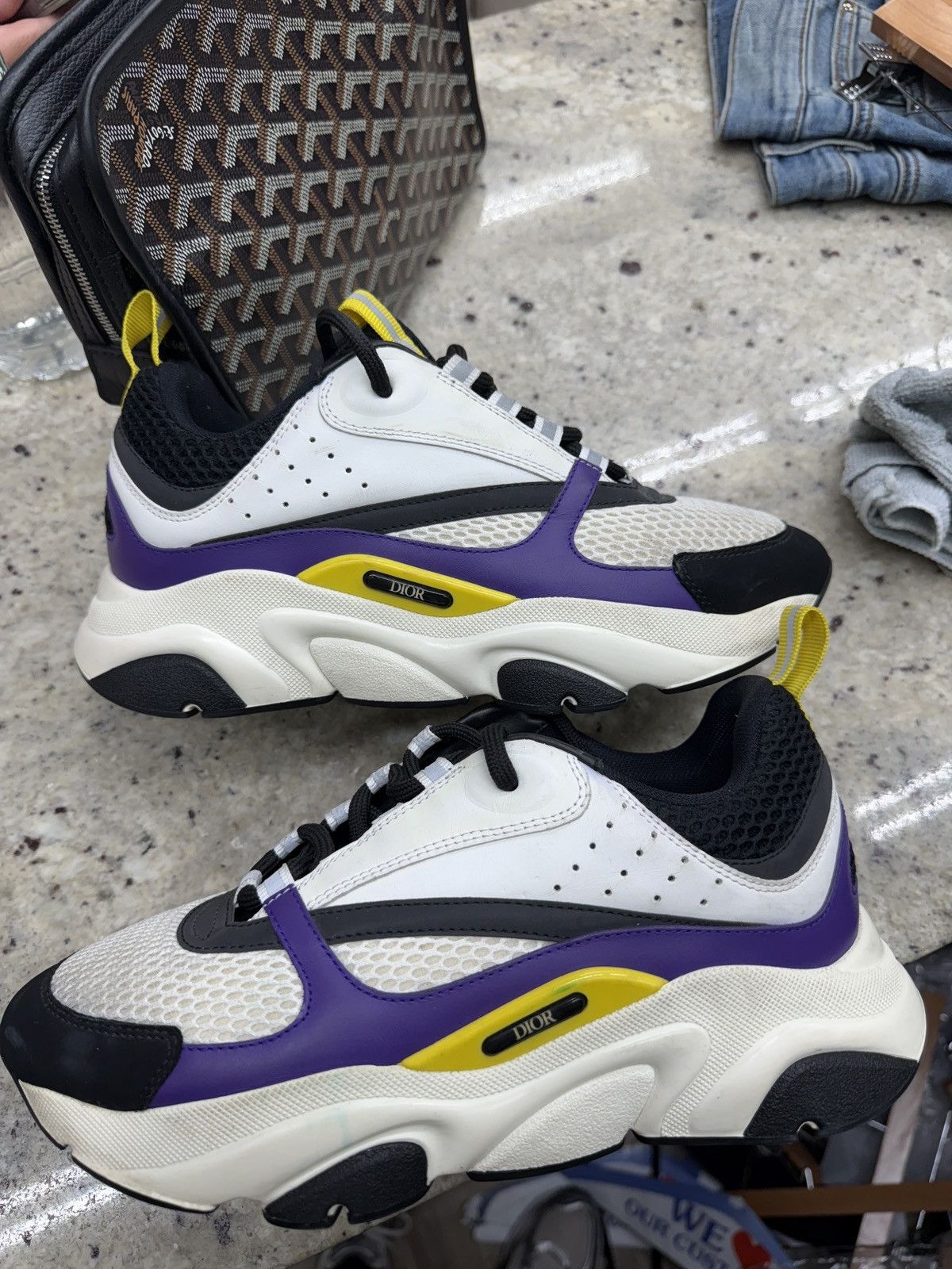 Dior Christian Dior Purple B22 Runners Size US 9 / IT 39 - 1 Thumbnail