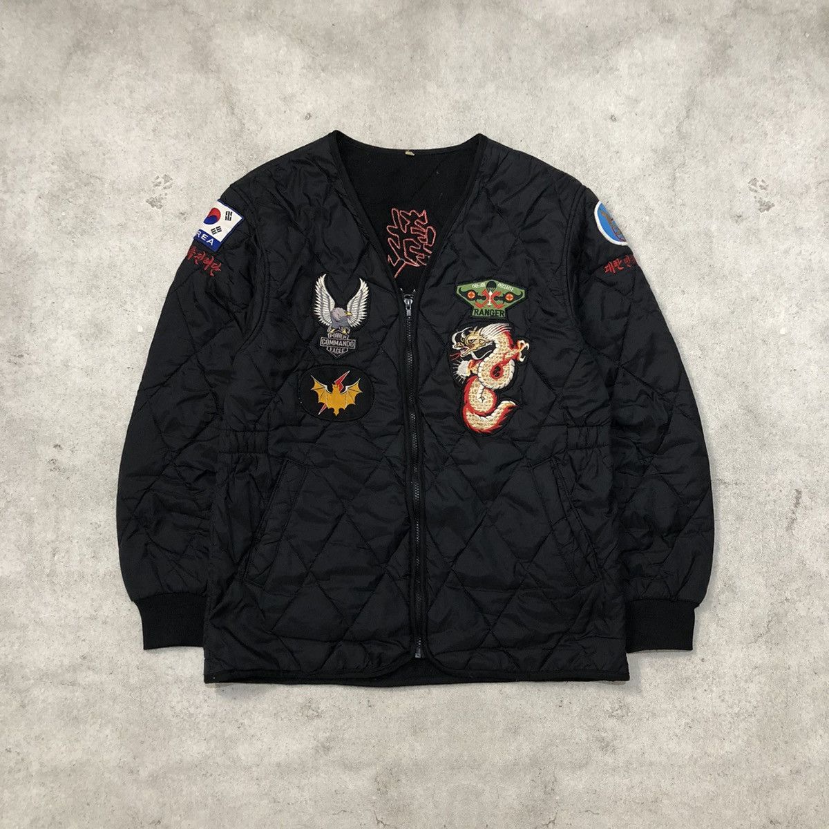Japanese Brand × Vintage Vintage Korean Special Army Embroidery Jacket Size US M / EU 48-50 / 2 - 1 Thumbnail
