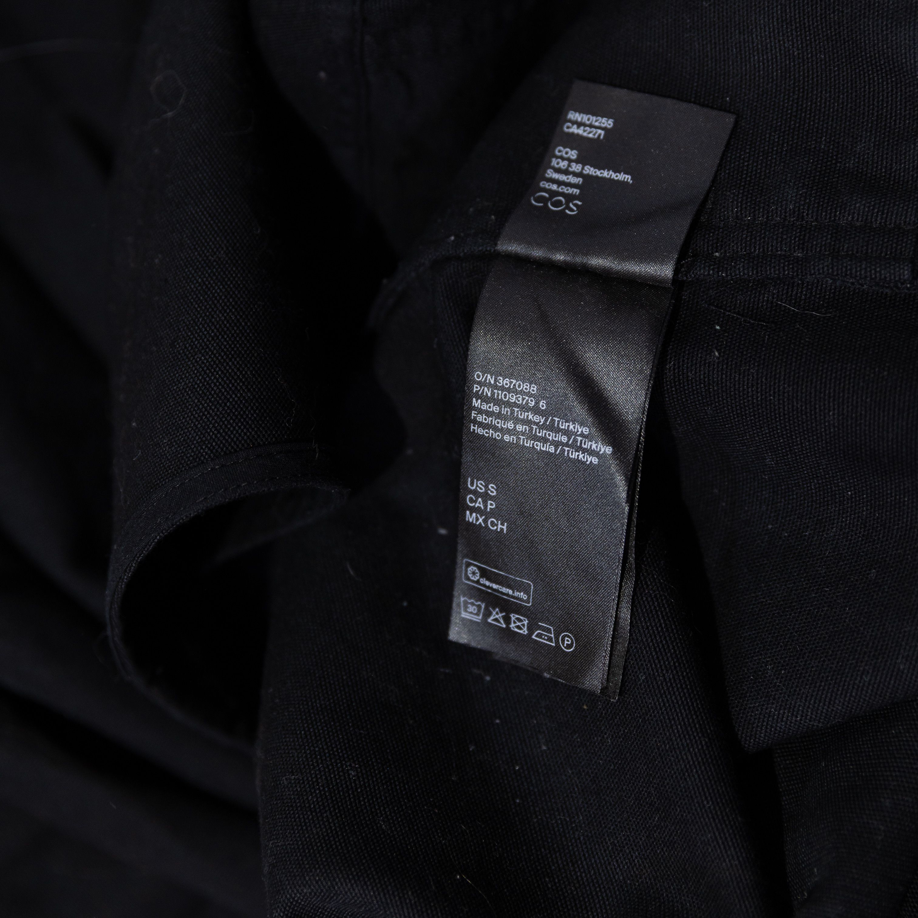 Cos COS Cotton Blend Square Neck Full Length Size 27" / US 4 / IT 40 - 3 Thumbnail