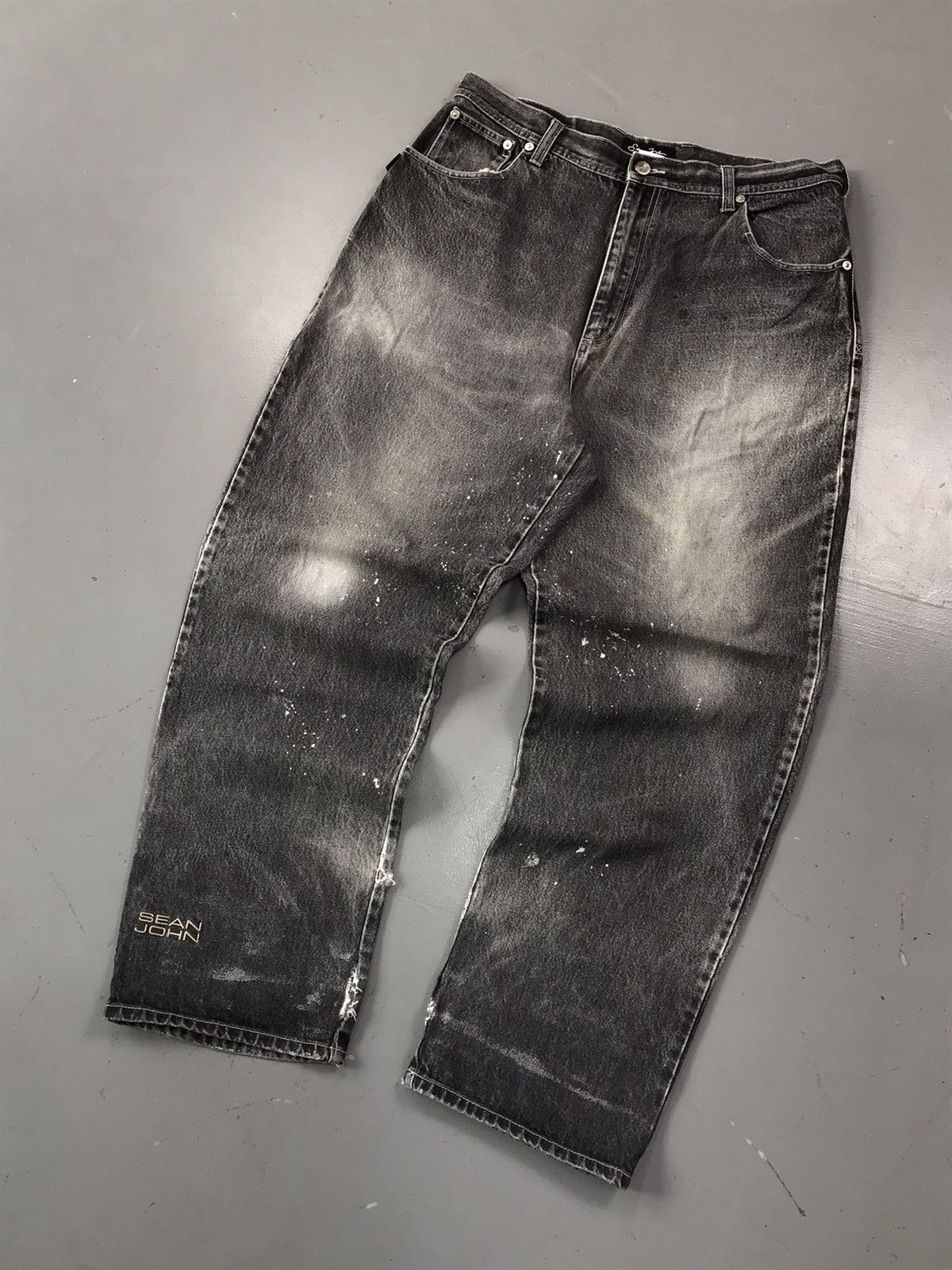 Sean John × Southpole × Vintage Rare vintage Sean John baggy fit SpellOut denim Size US 36 / EU 52 - 1 Thumbnail