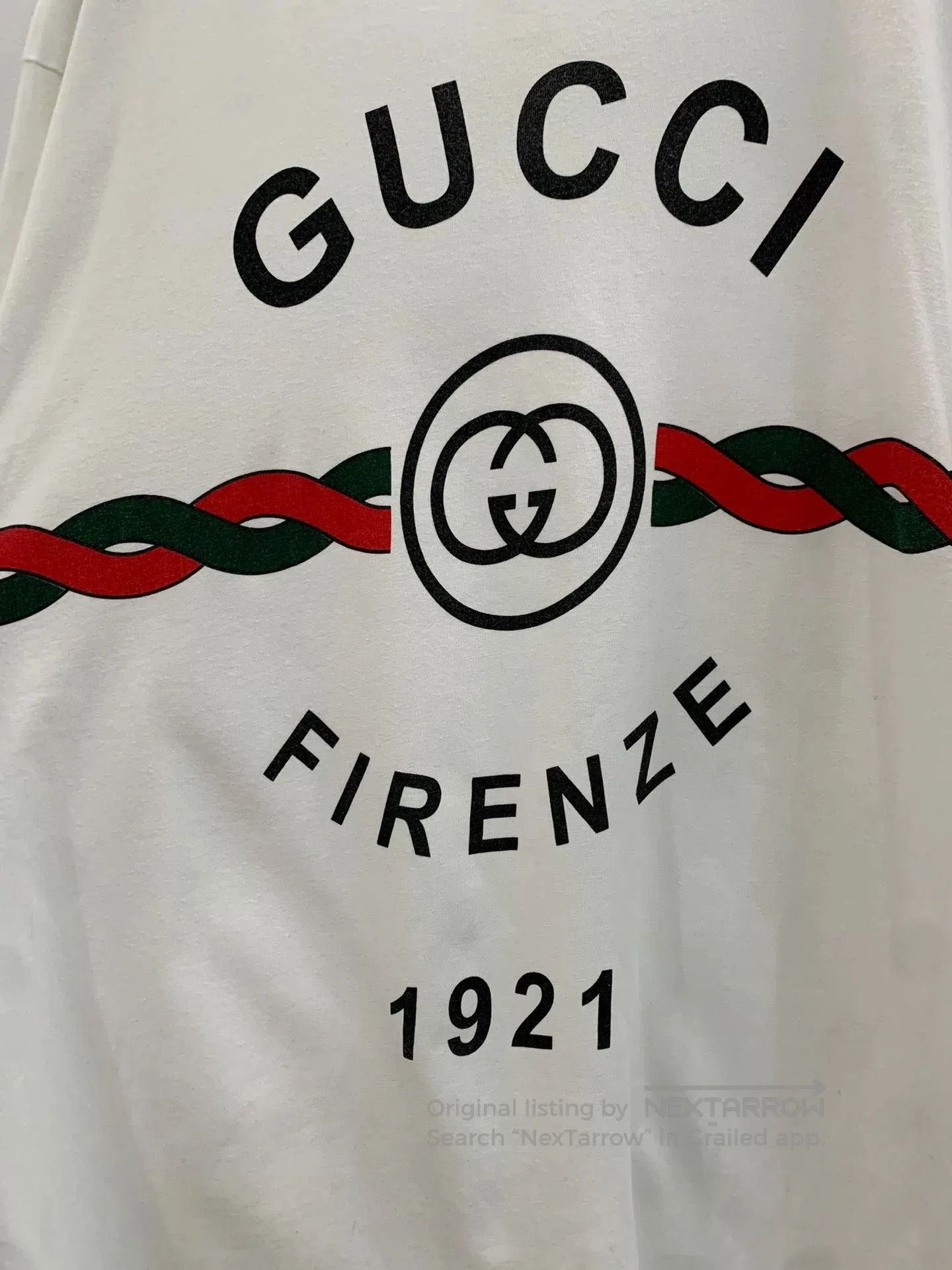 Gucci Gucci 1921 Double G Logo White Short Sleeve Tee. Size XS / US 0-2 / IT 36-38 - 4 Thumbnail