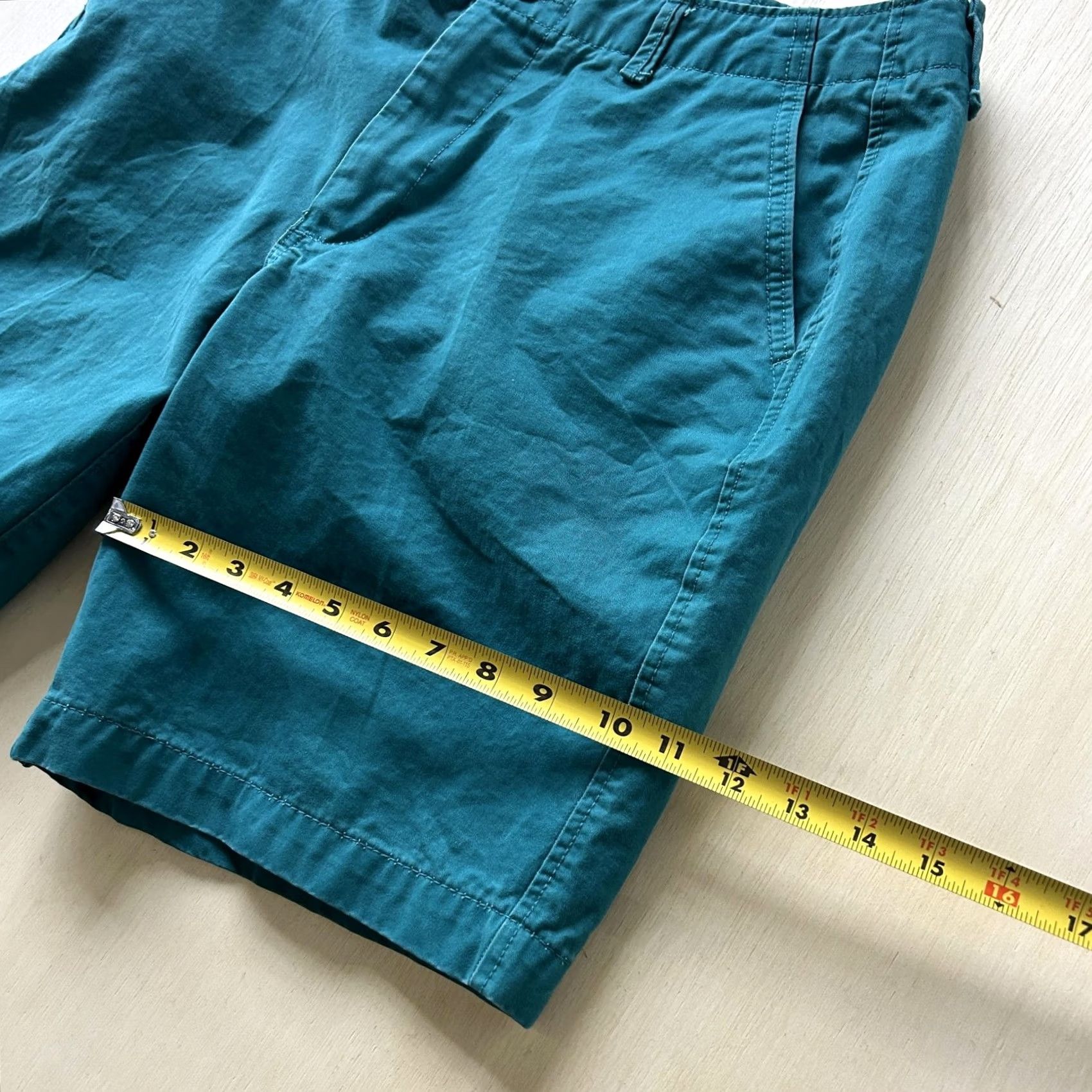 Aeropostale AeroPostale Shorts Mens 34 Green Chino Flat Front Casual Cotton Summer Wear Size US 34 / EU 50 - 7 Thumbnail