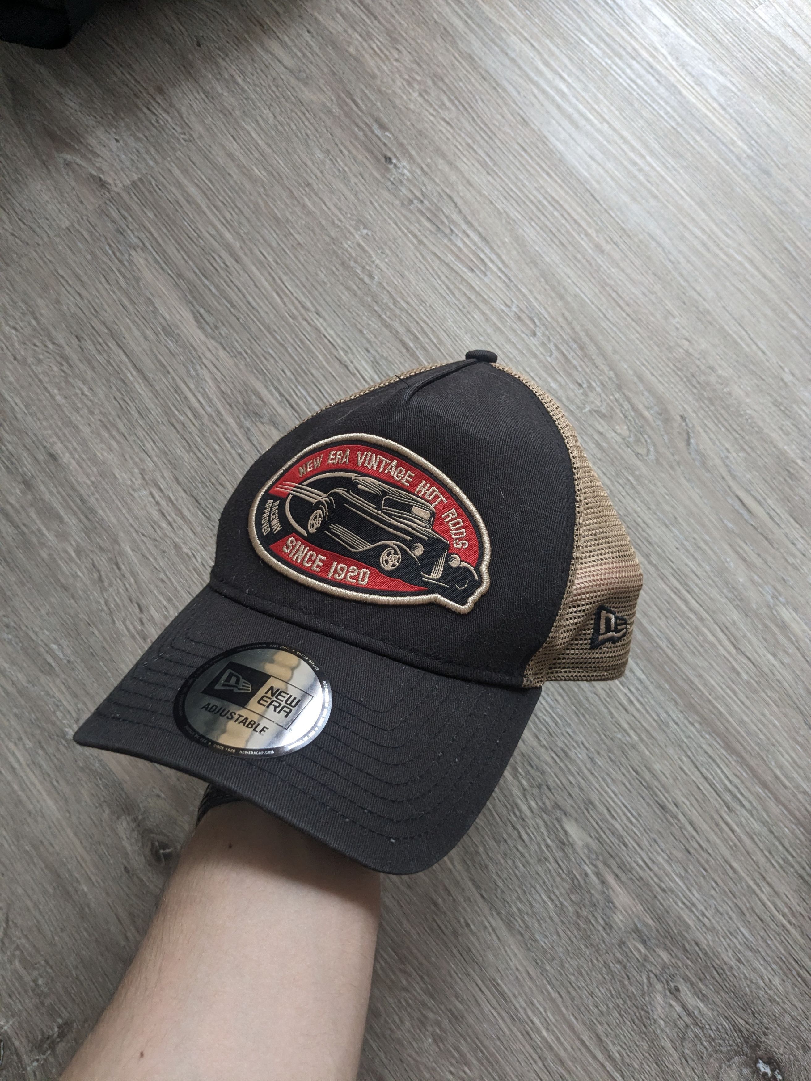 New Era New Era Hot Rod Vintage Black A-Frame Trucker Cap Size ONE SIZE - 1 Thumbnail