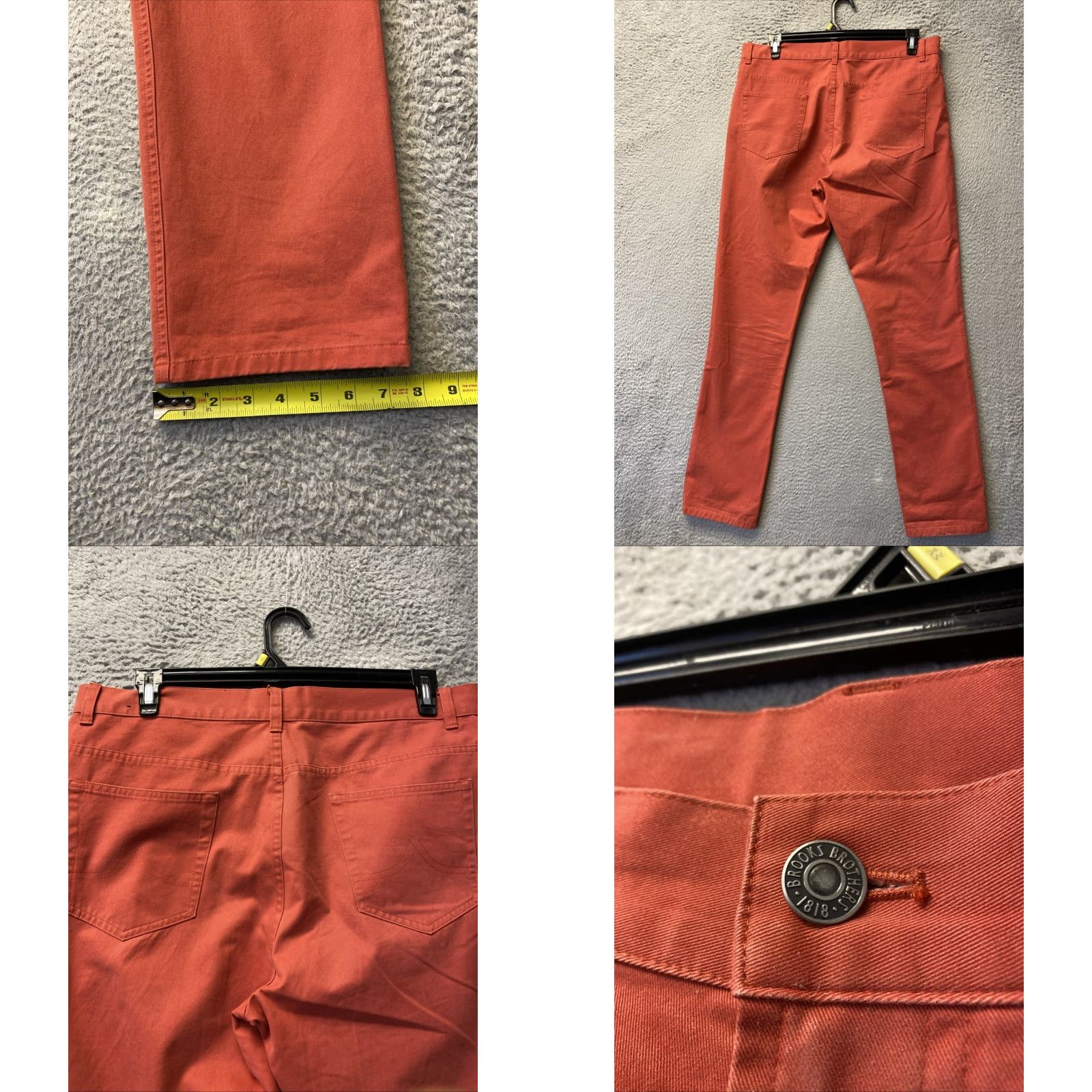 Brooks Brothers Brooks Brothers Dress Pants Men 36x34 Chino Classic Flat Front Crimson Straight Leg Vintage No (if applicable) Size US 36 / EU 52 - 8 Thumbnail