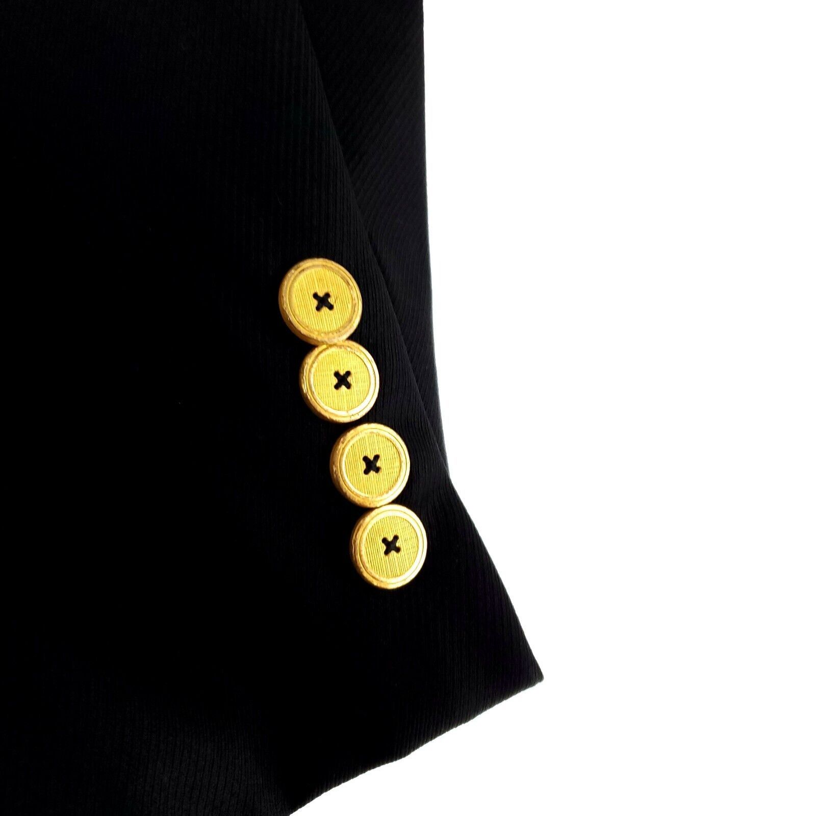 Tom James Tom James Innocenti Oro Bespoke Wool 2 Gold Button Blazer 42 Size 42R - 4 Thumbnail