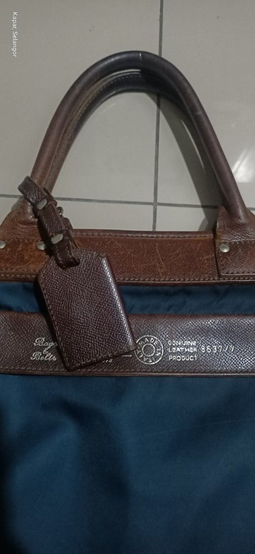 Felisi Felisi 8637/7 Made in Italy Nylon Leather Briefcase Size ONE SIZE - 3 Thumbnail