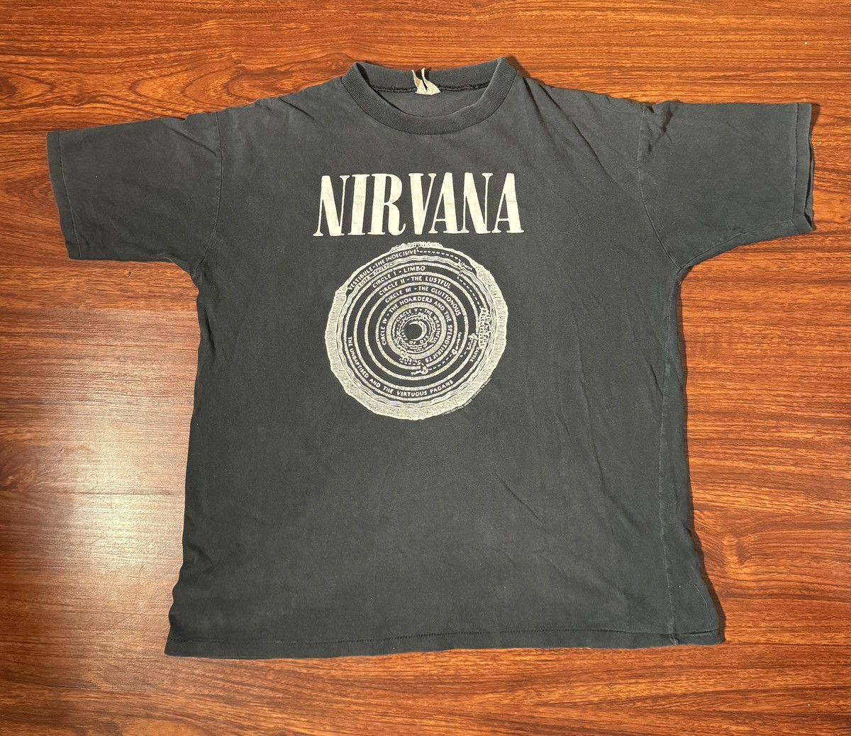 Nirvana × Vintage Rare Vintage 1991 Nirvana “Vestibule” T-shirt: First Edition Size US M / EU 48-50 / 2 - 1 Thumbnail