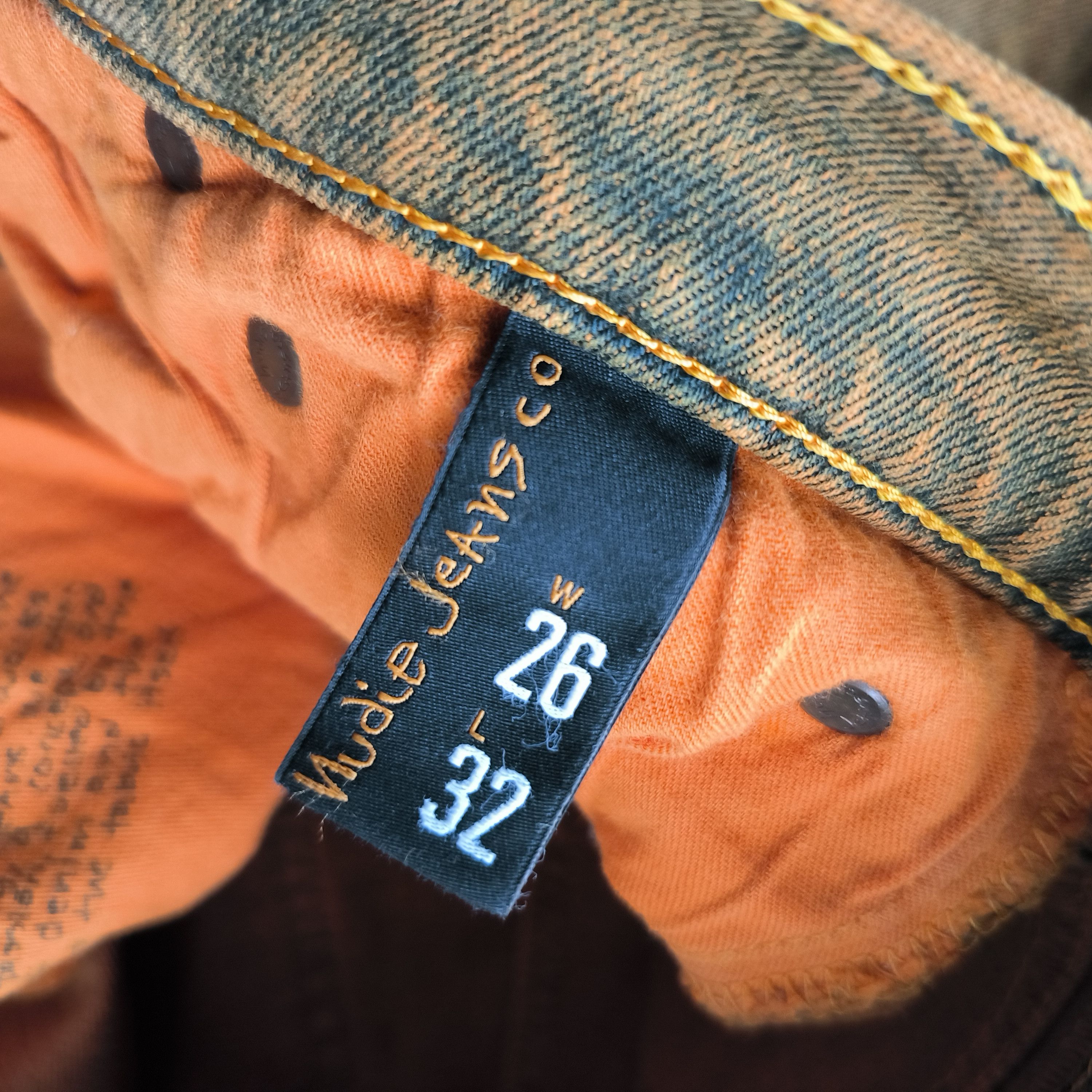 Nudie Jeans Nudie Tigh Long John Orange Jeans Size US 26 / EU 42 - 6 Thumbnail