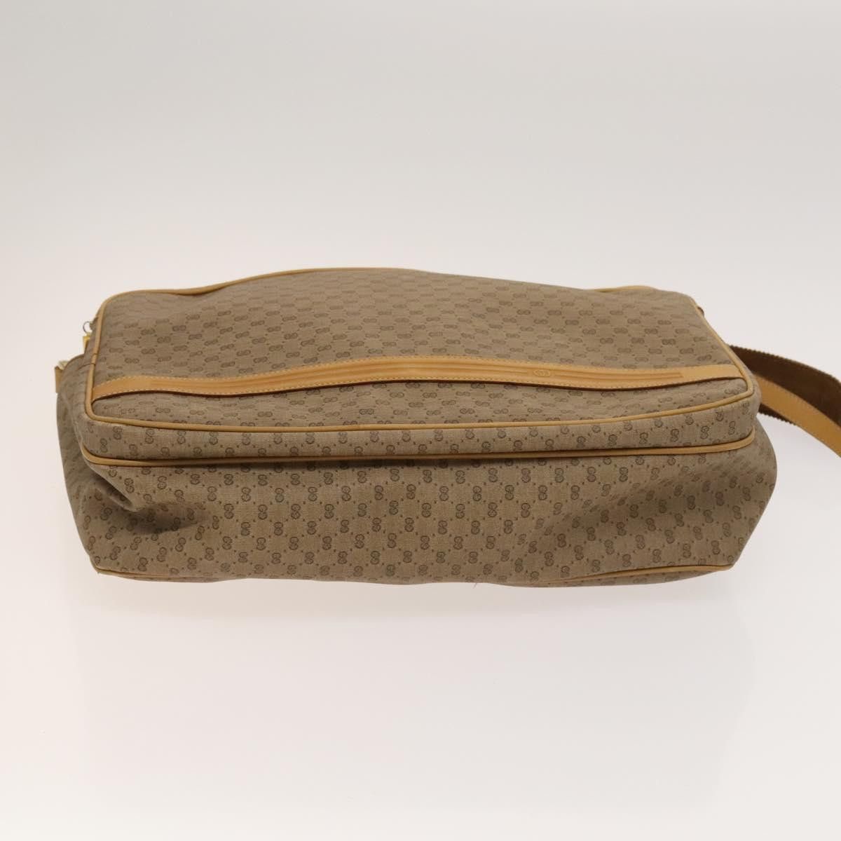 Gucci GUCCI Micro GG Supreme Shoulder Bag Pvc Beige Gold 02 37 02 Size ONE SIZE - 9 Thumbnail