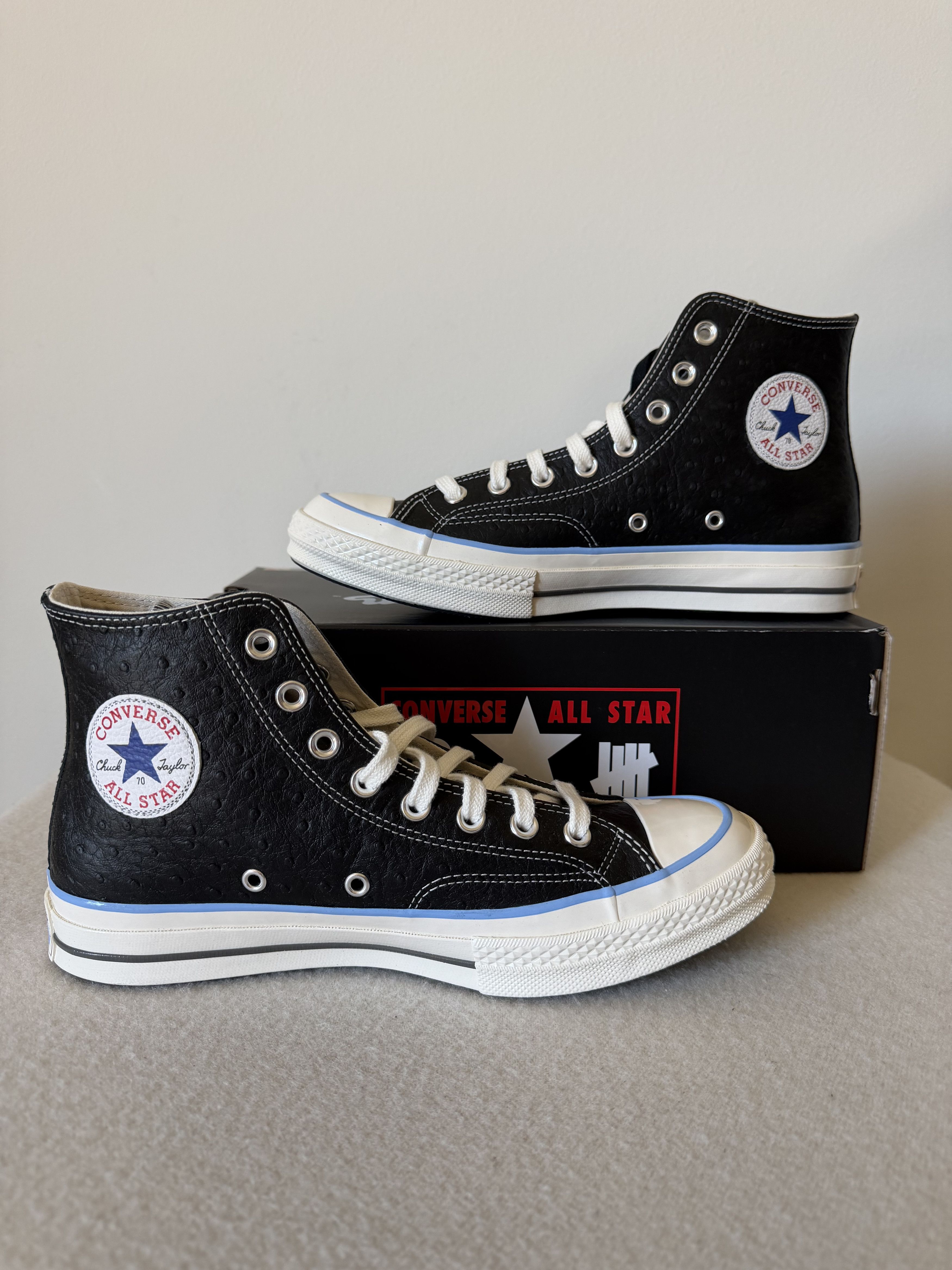 Converse × Undefeated Undefeated Converse Chuck 70 Brooklyn Dodgers in Black Size US 8.5 / EU 41-42 - 3 Thumbnail