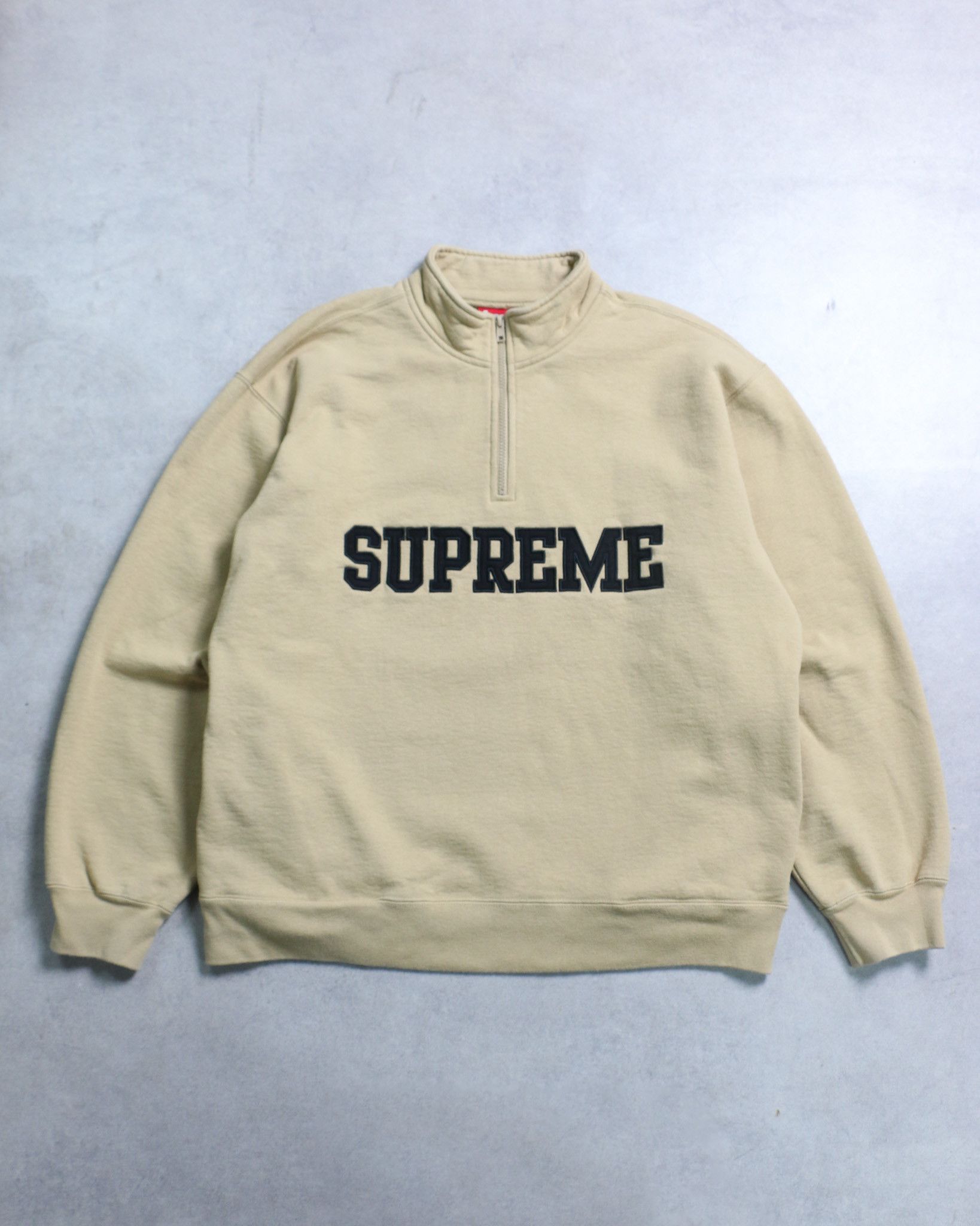 Supreme Supreme FW25 Crest Applique Half Zip Pullover | Grailed