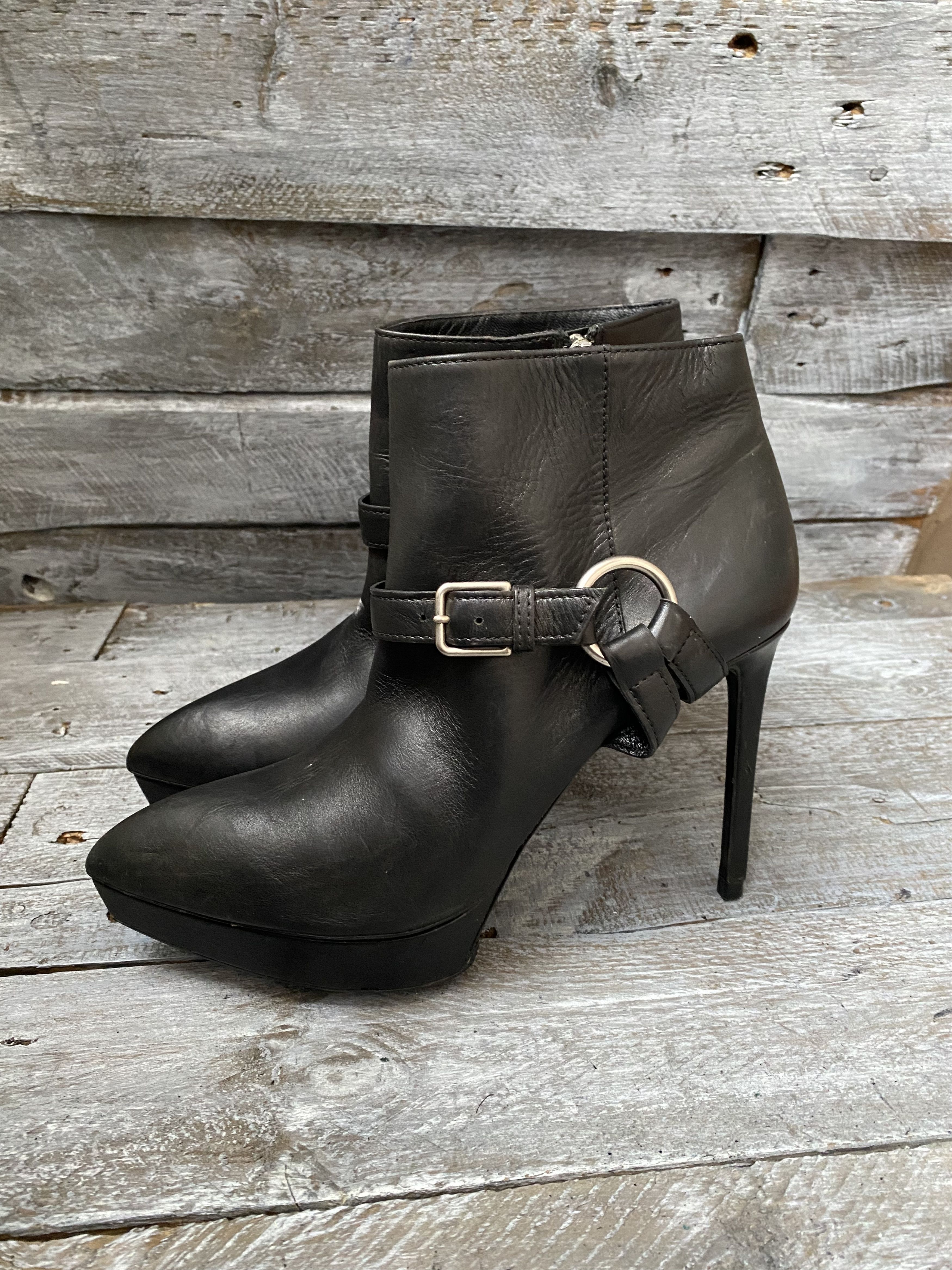 Designer × Saint Laurent Paris Saint laurent janis harness punk platform boots sz38.5 Size US 8 / IT 38 - 4 Thumbnail