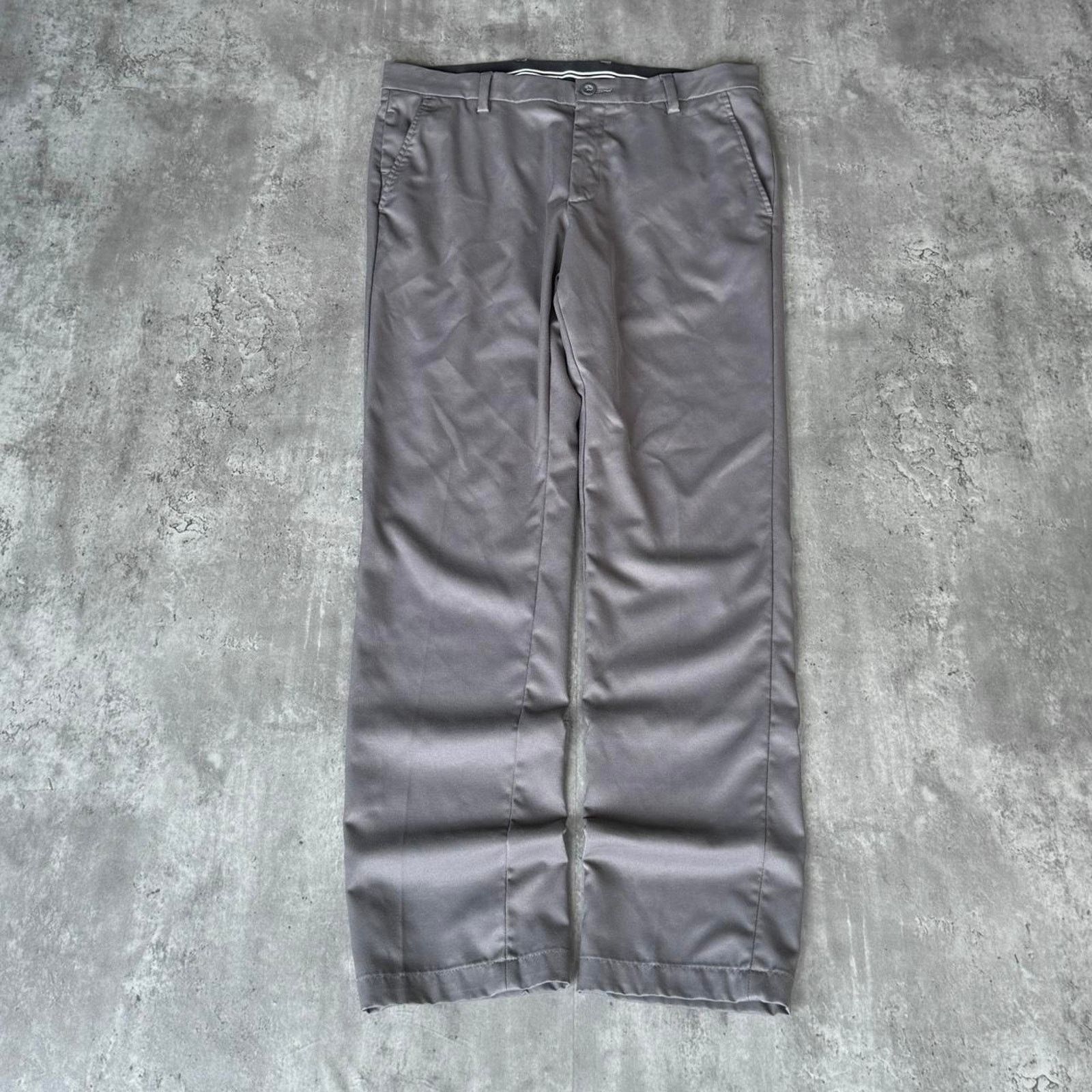 Japanese Brand × Vintage Vintage Y2K Wolf Grey Essential Chino Dress Pants Size US 34 / EU 50 - 1 Thumbnail