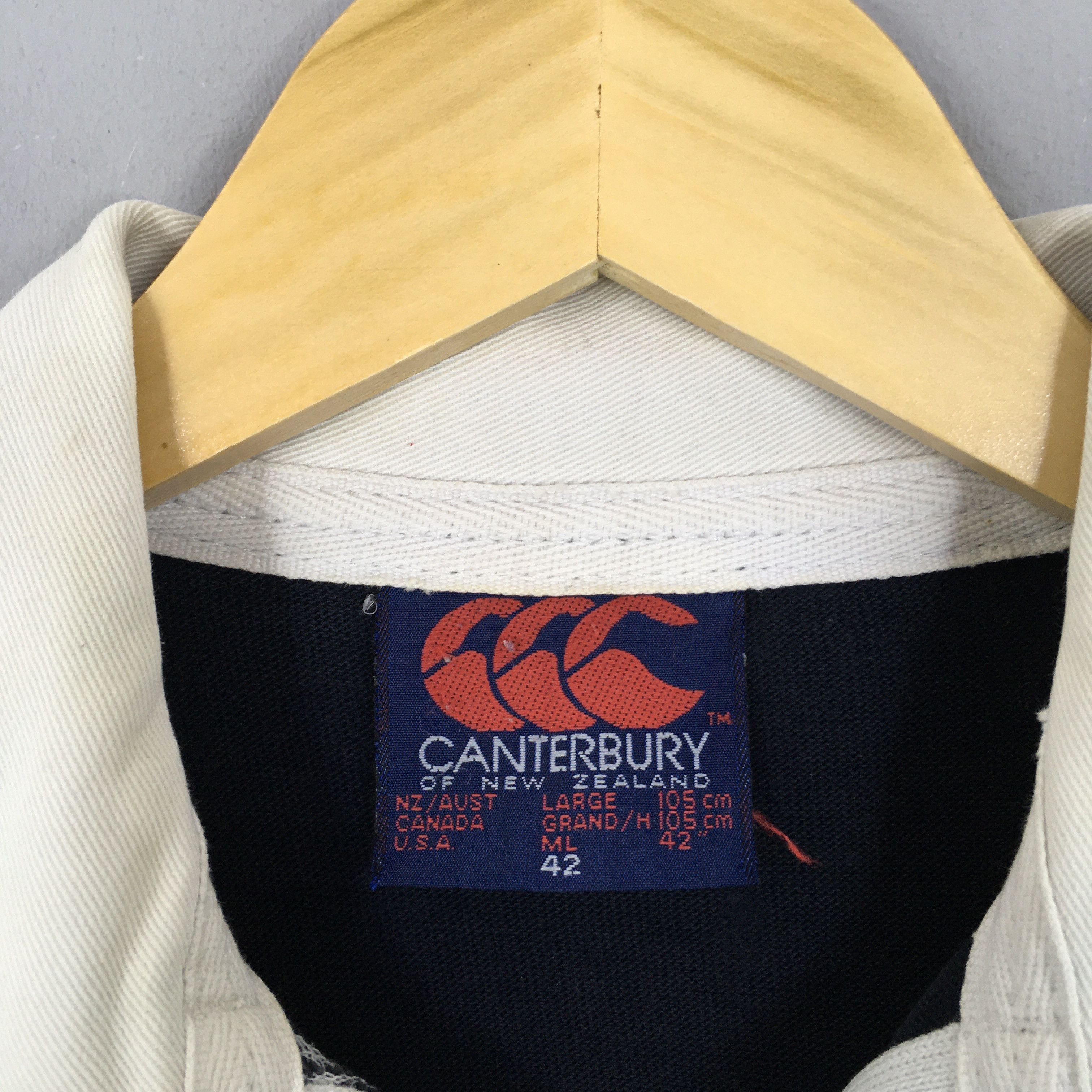 Canterbury of New Zealand Vintage Canterbury Of New Zealand All Blacks Rugby Shirt L Size US L / EU 52-54 / 3 - 5 Thumbnail