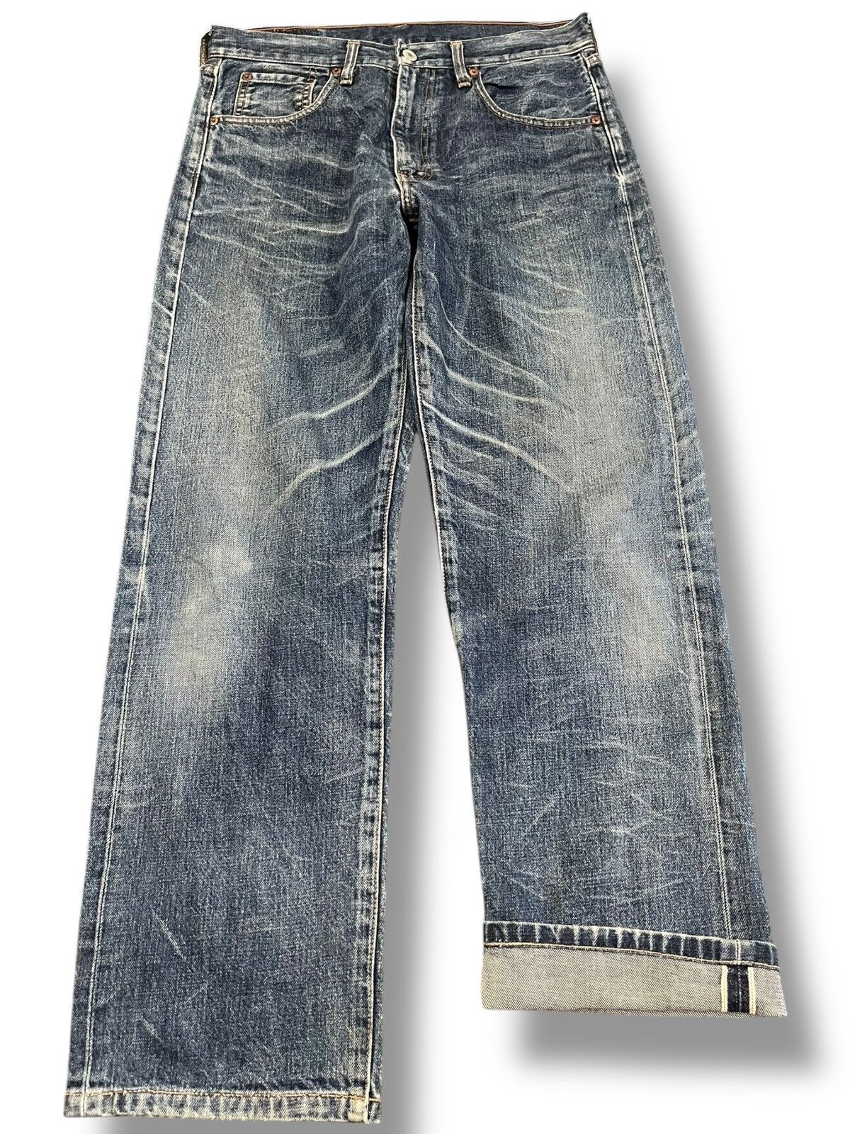 Levi's Vintage Levi’s 502 Big E Selvedge Denim Size US 31 - 2 Thumbnail