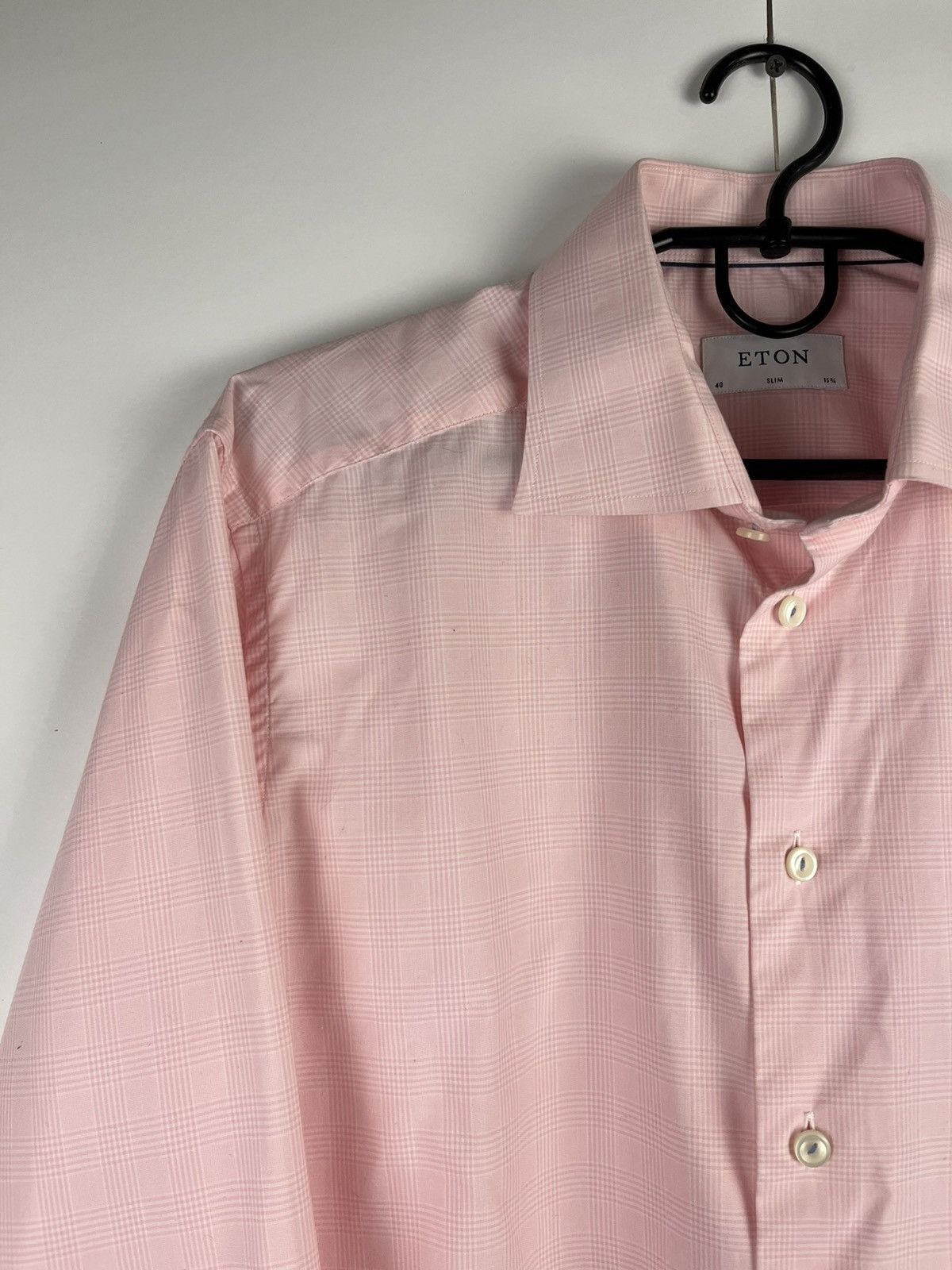 Eton Eton Luxury Plaid Cotton Long Sleeve Shirt Button Up Size US L / EU 52-54 / 3 - 2 Thumbnail