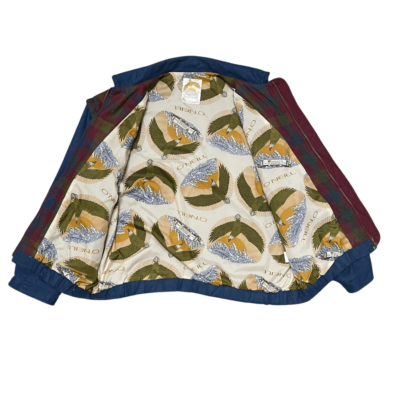 O'Neill Vintage 80's Oneill Shower Jacket Gum Gum Size US L / EU 52-54 / 3 - 7 Thumbnail
