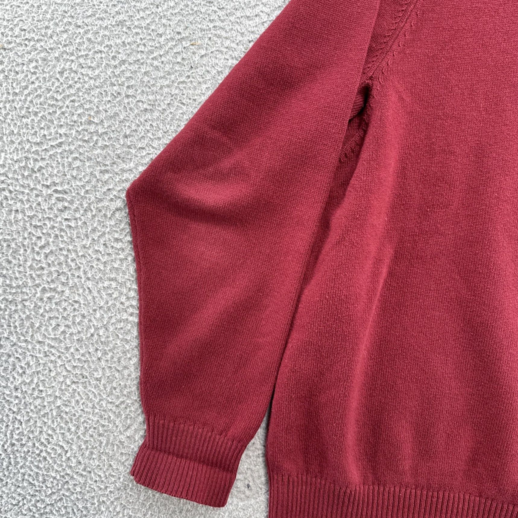 Duluth Trading Company Duluth Trading Co Sweater Men's Red Knit Pullover Crewneck XL Size US XL / EU 56 / 4 - 2 Thumbnail